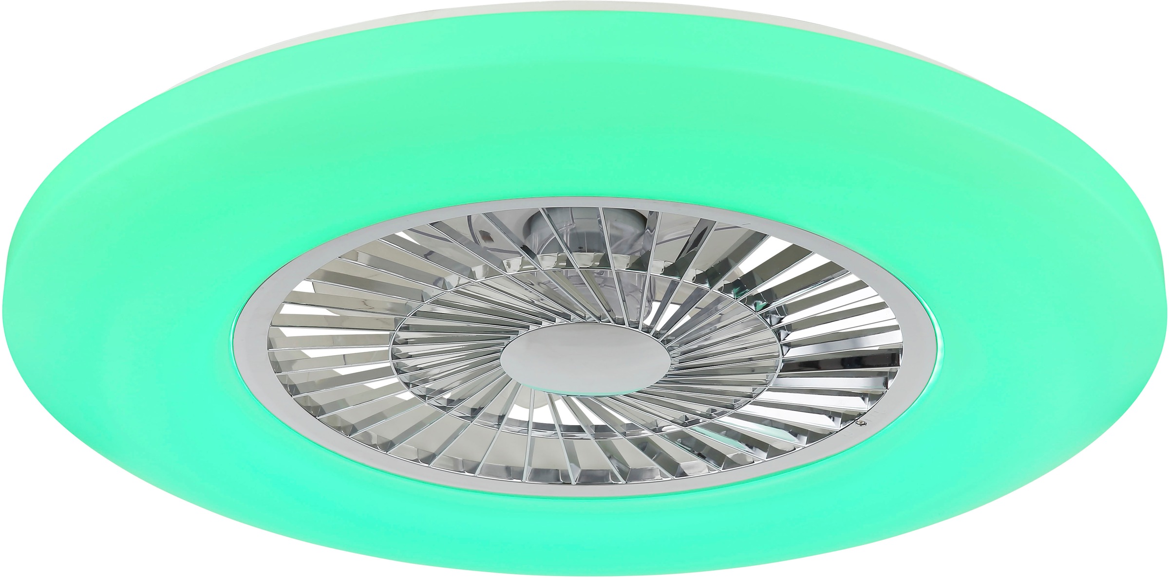 GLOBO LIGHTING Deckenleuchte »ALVA« LED-Modul 1 Stk. warmweiß - kaltweiß Ventilator RGB bunt Regenbogen Funktionen heizen-kühlen Wohnraum