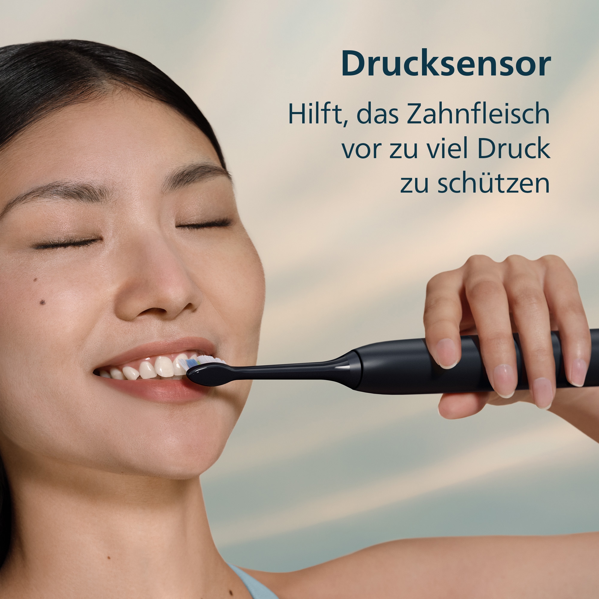 Philips Sonicare Elektrische Zahnbürste »Series 5300« 1 Stk. Aufsteckbürsten mit Andruckkontrolle, 2 Intensitätsstufen, inkl. Ladegerät, Reiseetui