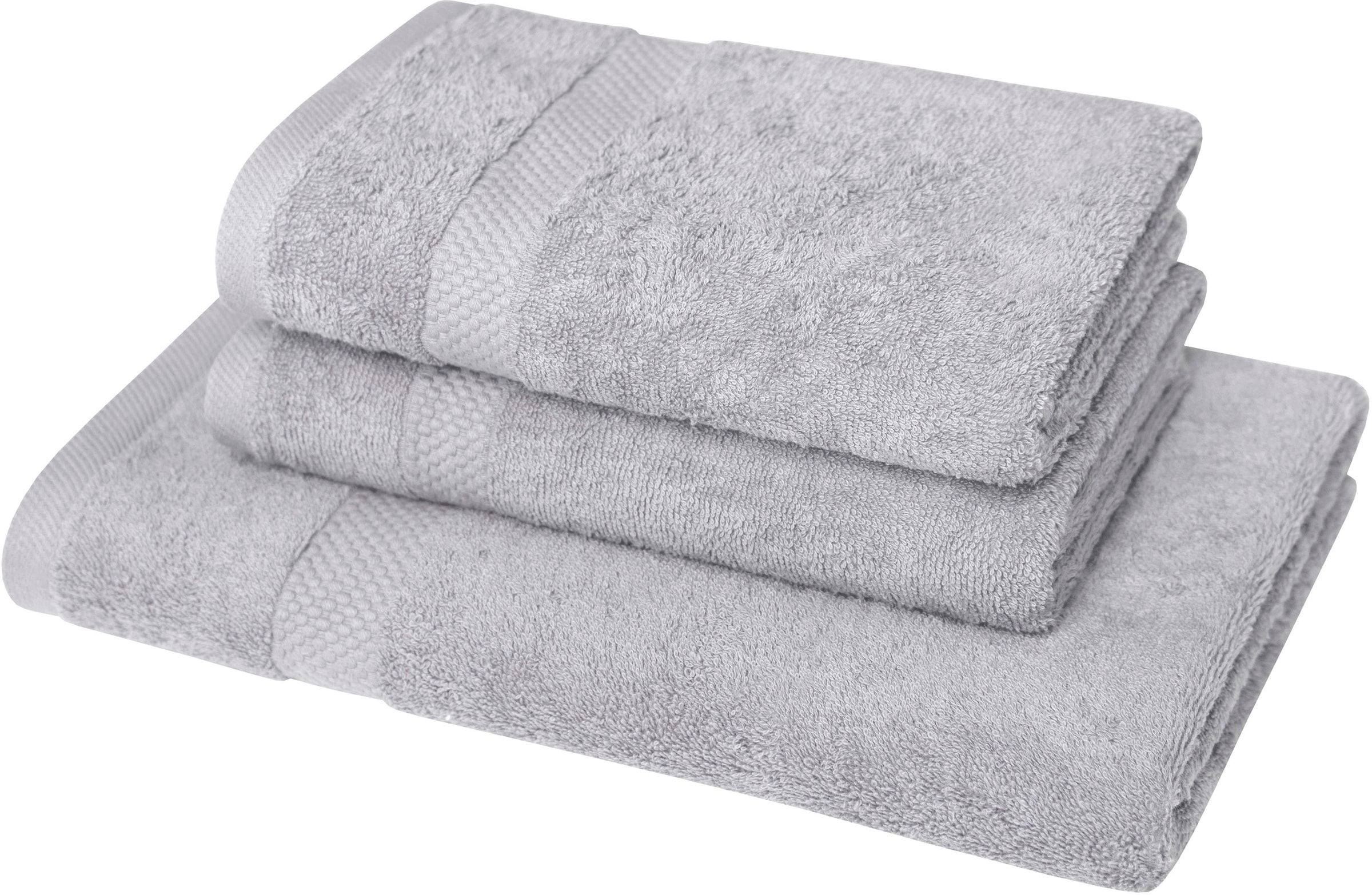 Dyckhoff Handtuch Set »Planet«, Set, 3 tlg., Walkfrottier, 2 Handtücher (50 günstig online kaufen