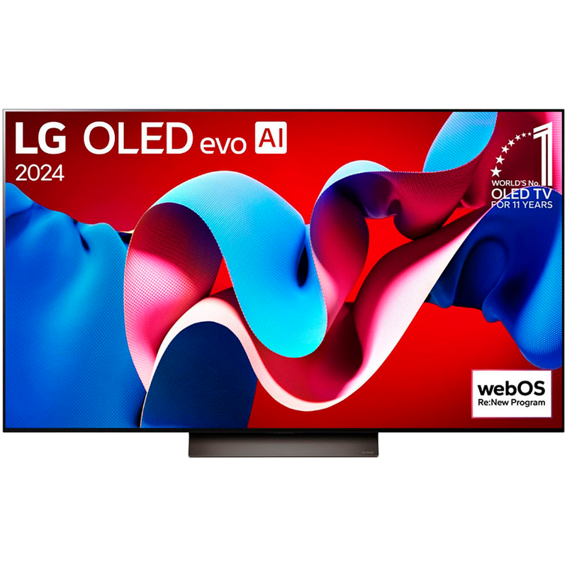 LG OLED-Fernseher »OLED65C47LA« 164 cm/65 ′′ Smart-TV schwarz Flüssiges Gaming mit bis zu 4K @ 144 Hz, Nvidia G-Sync und AMD FreeSync