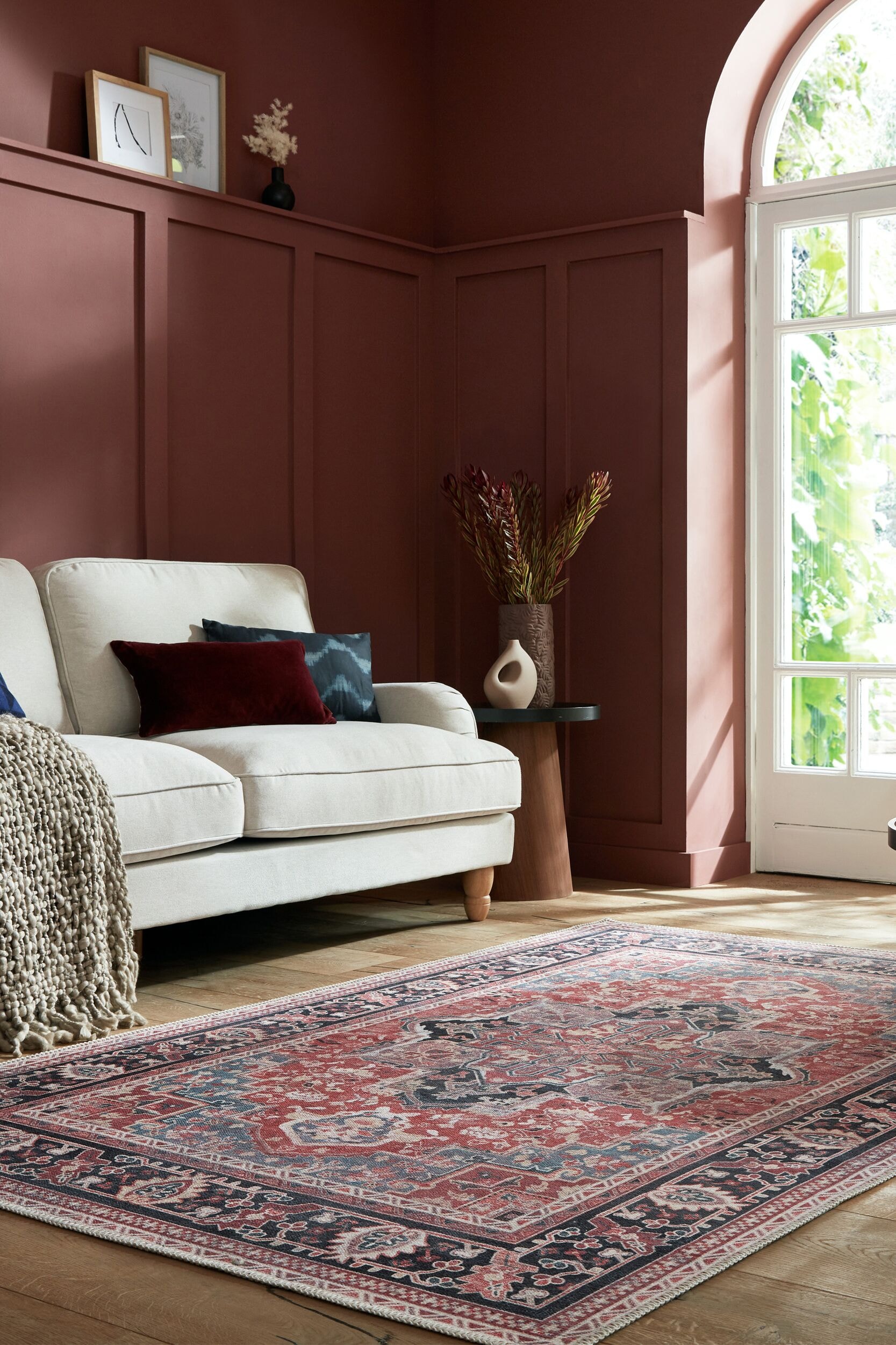 FLAIR RUGS Teppich »Windsor«, rechteckig, 4 mm Höhe, Waschbarer Teppich