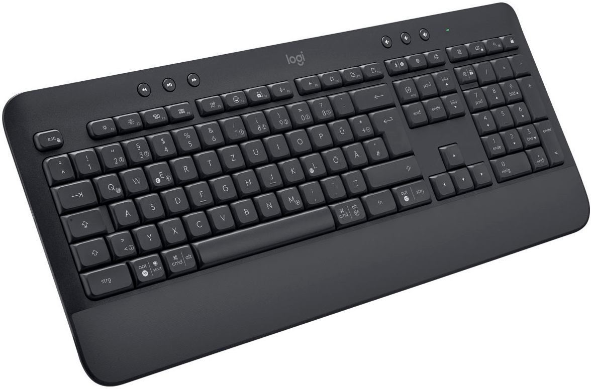 Logitech Tastatur »920-010913«, (Ziffernblock-verstellbare Füße)