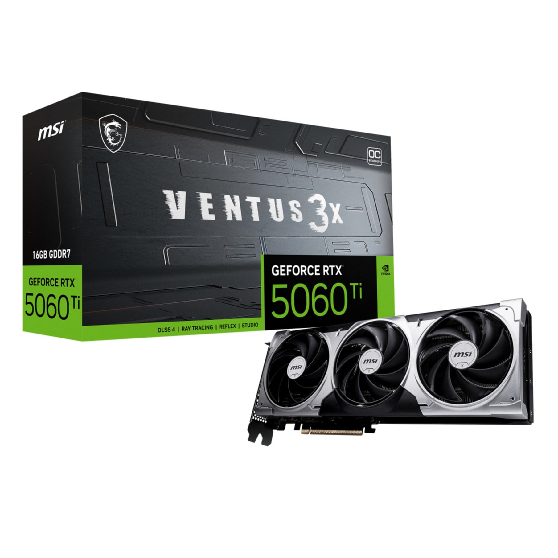 MSI Grafikkarte »GeForce RTX 5060 TI 16G VENTUS 3X OC«