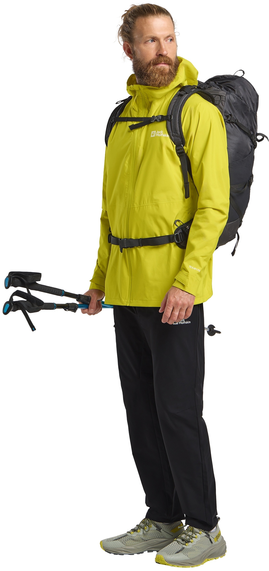 Jack Wolfskin Outdoorjacke »PRELIGHT 2.5L LT JKT M«, mit Kapuze