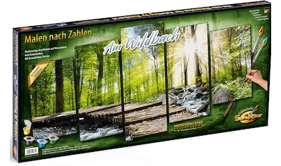 Schipper Bilderrahmen »Malen nach Zahlen, Triptychon 80x50 cm, goldfarben«,  (Set), Made in Germany im Online-Shop kaufen