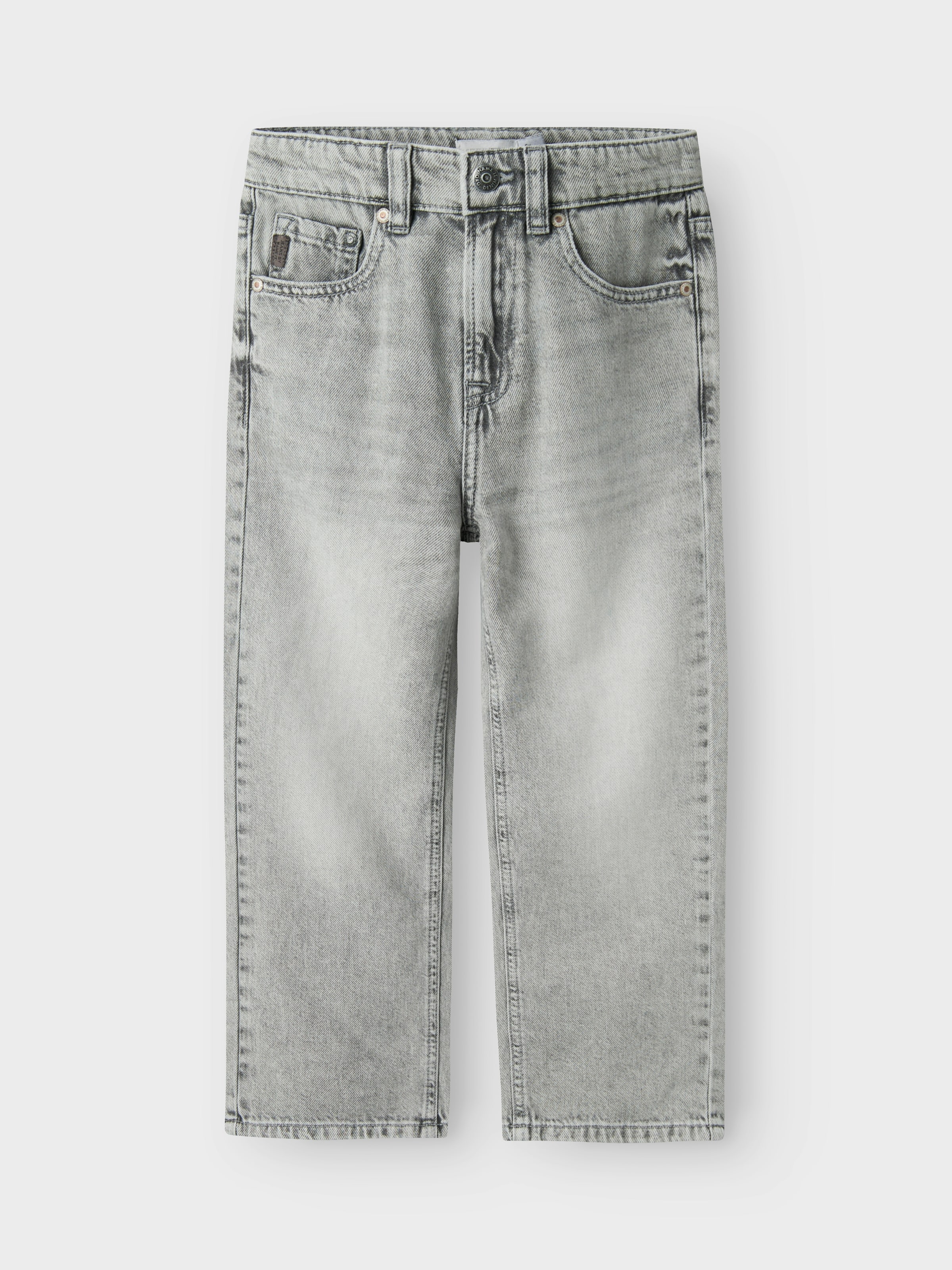 Name It Straight-Jeans »NKMRYAN – Jeans mit geradem Bein, strapazierfähig« unifarben, casual, straight fit, Denim/Jeans