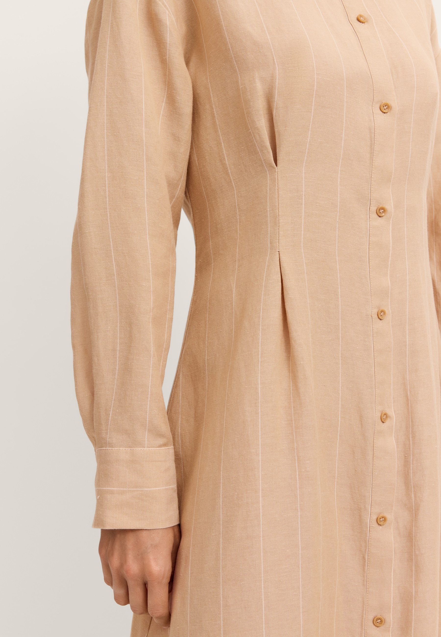 bugatti Blusenkleid Modern Fit mit Streifen