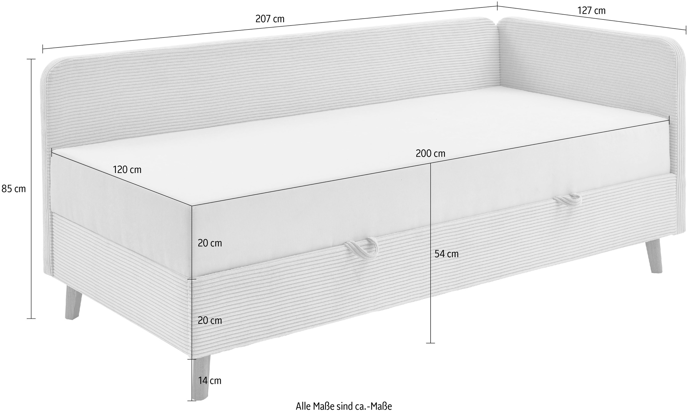 meise.möbel Polsterliege »Cabana«