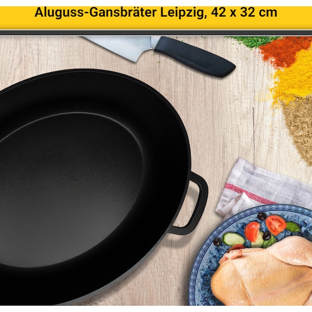 Krüger Bräter »Leizpig«, Aluminiumguss, (1 tlg.) online kaufen