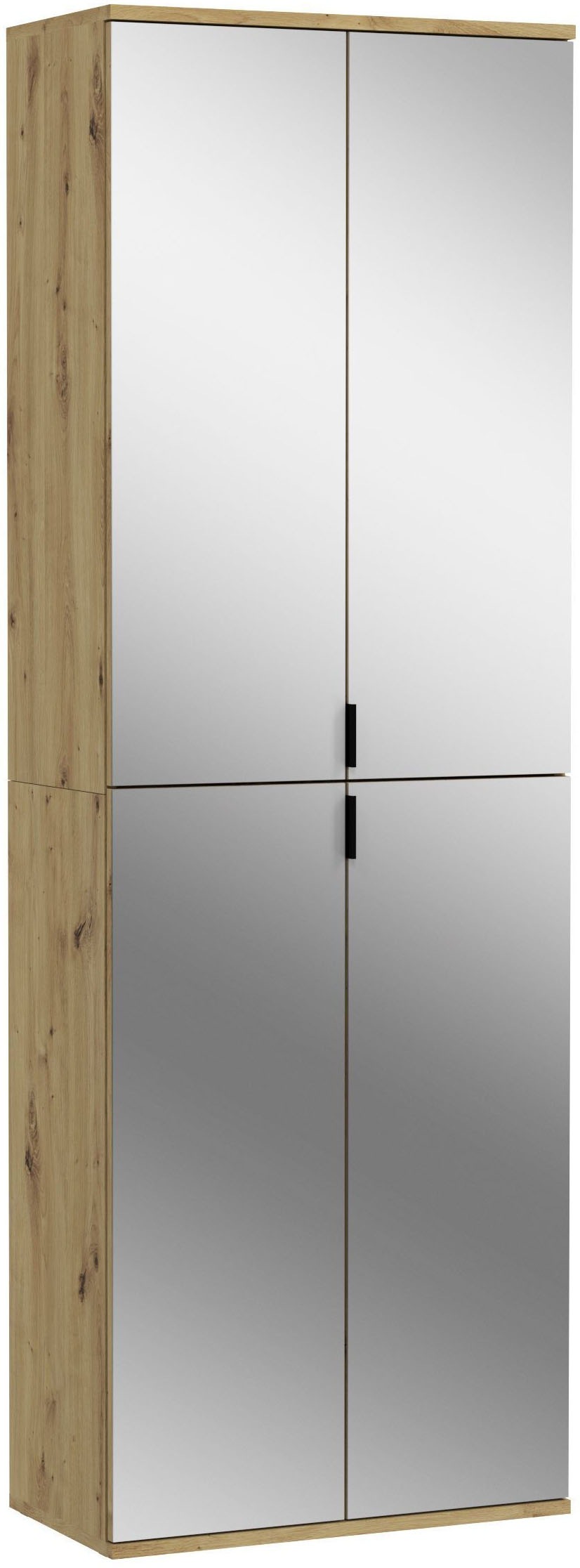 INOSIGN Schuhschrank »Trondheim, Höhe 193 cm, 4 Spiegeltüren, 9 Fächer, 7 E günstig online kaufen