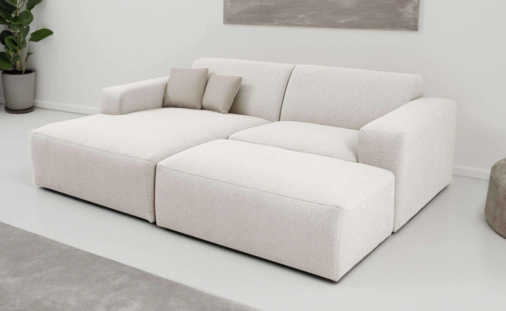 OTTO home Ecksofa »Koa,228cm, L-Form, Modulsofa, Webstoff, Cord, Struktur, günstig online kaufen