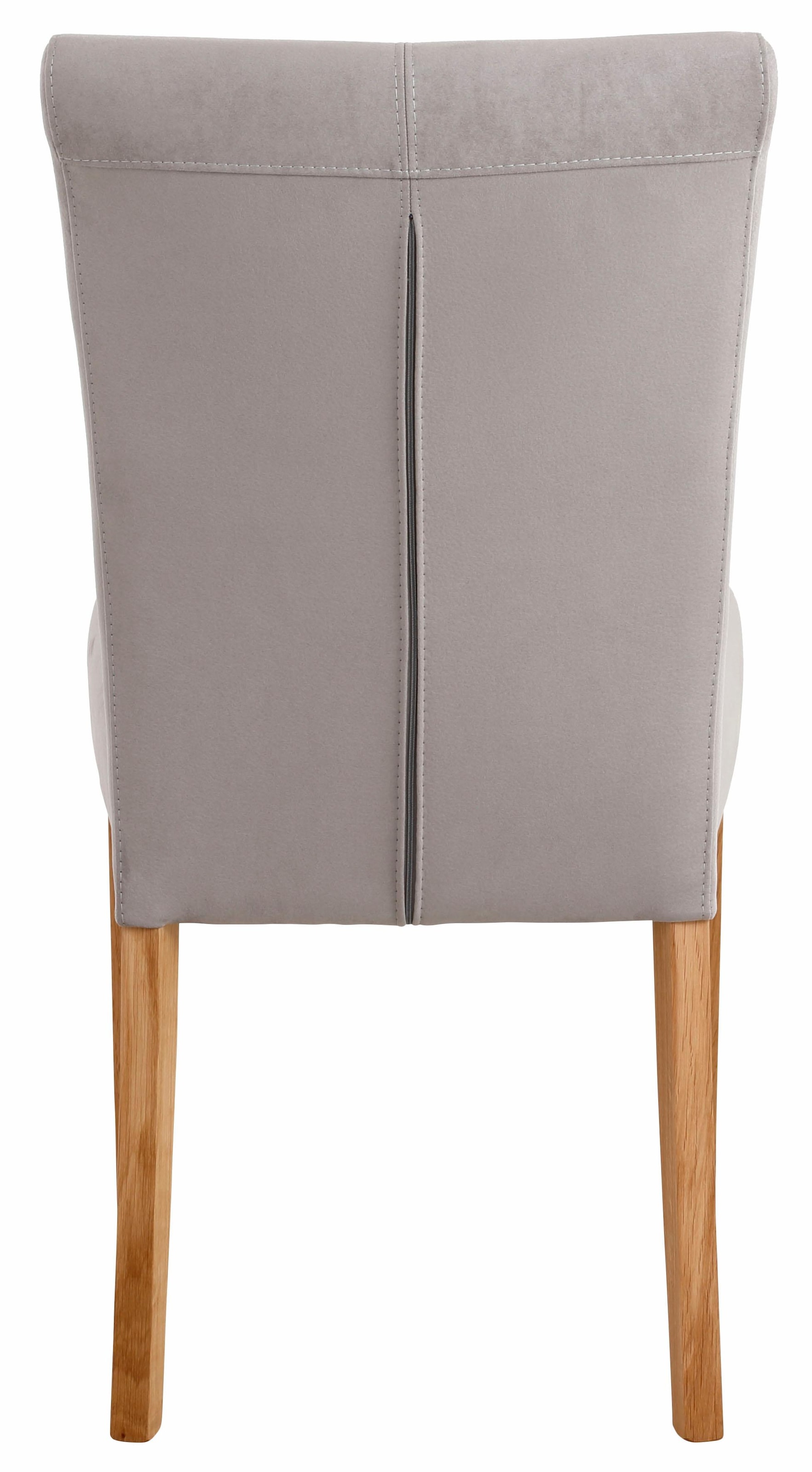 Home affaire Esszimmerstuhl »Queen Polsterstuhl BESTSELLER«, (Set), 2 St., Luxus-Microfaser, verschiedene Bezüge, Gestell Massivholz