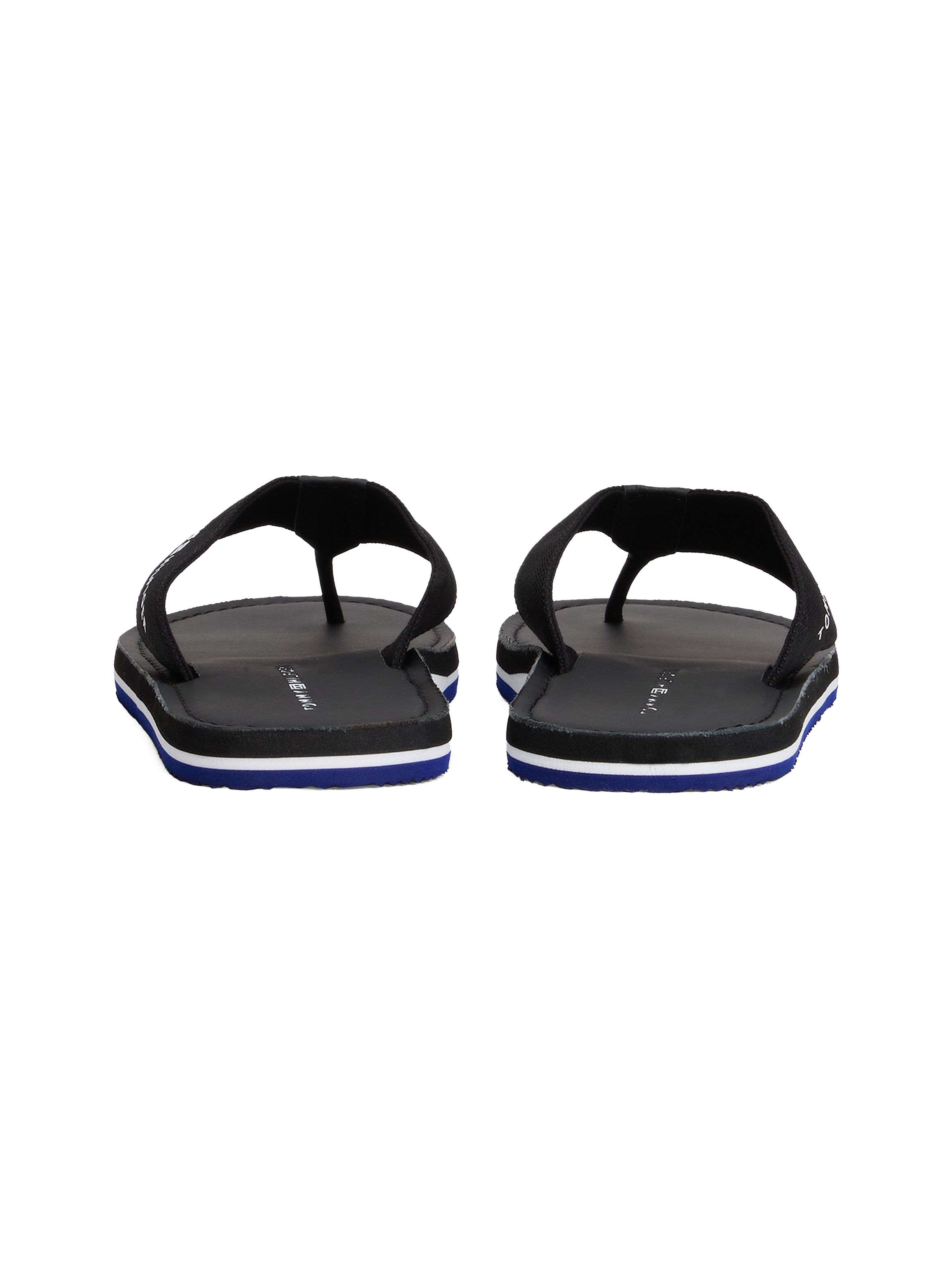 Tommy Hilfiger Zehentrenner »HILFIGER LEATHER BEACH SANDAL«, Sommerschuh, Strandschuh mit Logo