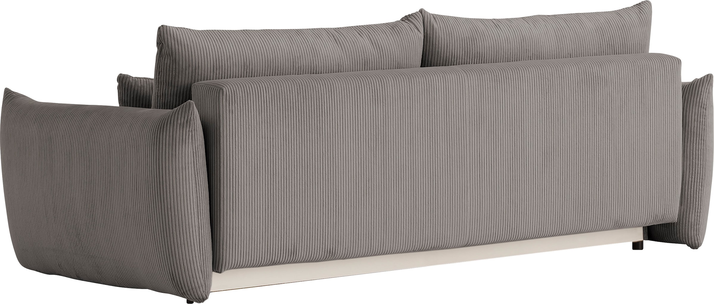 INOSIGN 3-Sitzer »MAVAS Schlafsofa mit Bettkasten«, ca.240/108cm (Liegefläche 212/145 cm), Cord, Chenille, Struktur