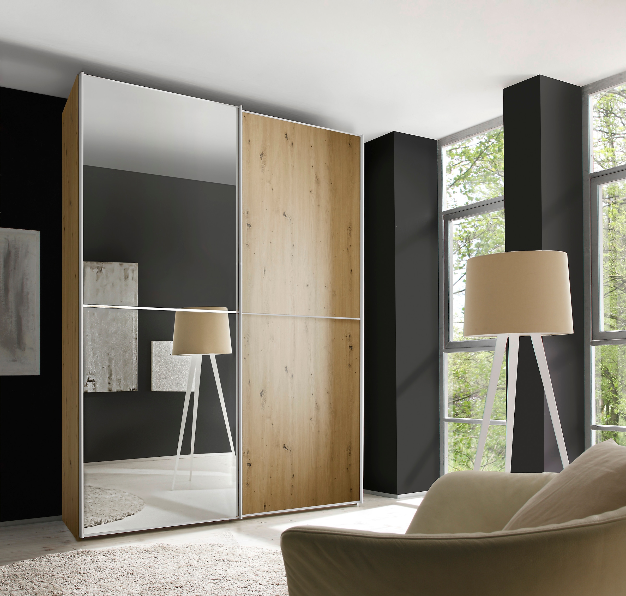 STAUD Schwebetürenschrank »Sinfonie Plus, edles Design in hochwertiger Qualität, Made in Germany« Mit vier verschiedenen Ausstattungsvarianten