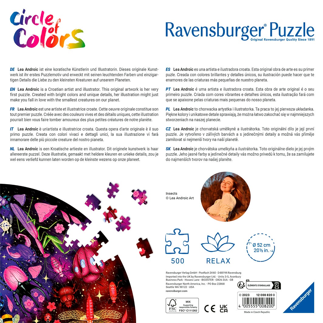 Ravensburger Puzzle »Insekten«, (500 tlg.), Made in Europe