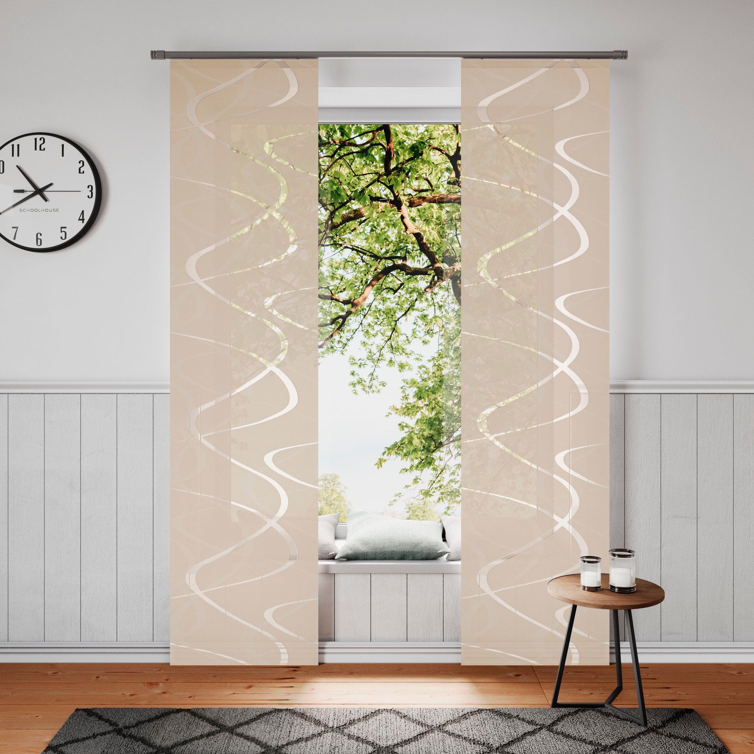 Neutex for you! Schiebegardine »Pelotas« Klettband 1 Stk. tlg. inkl. Befest günstig online kaufen