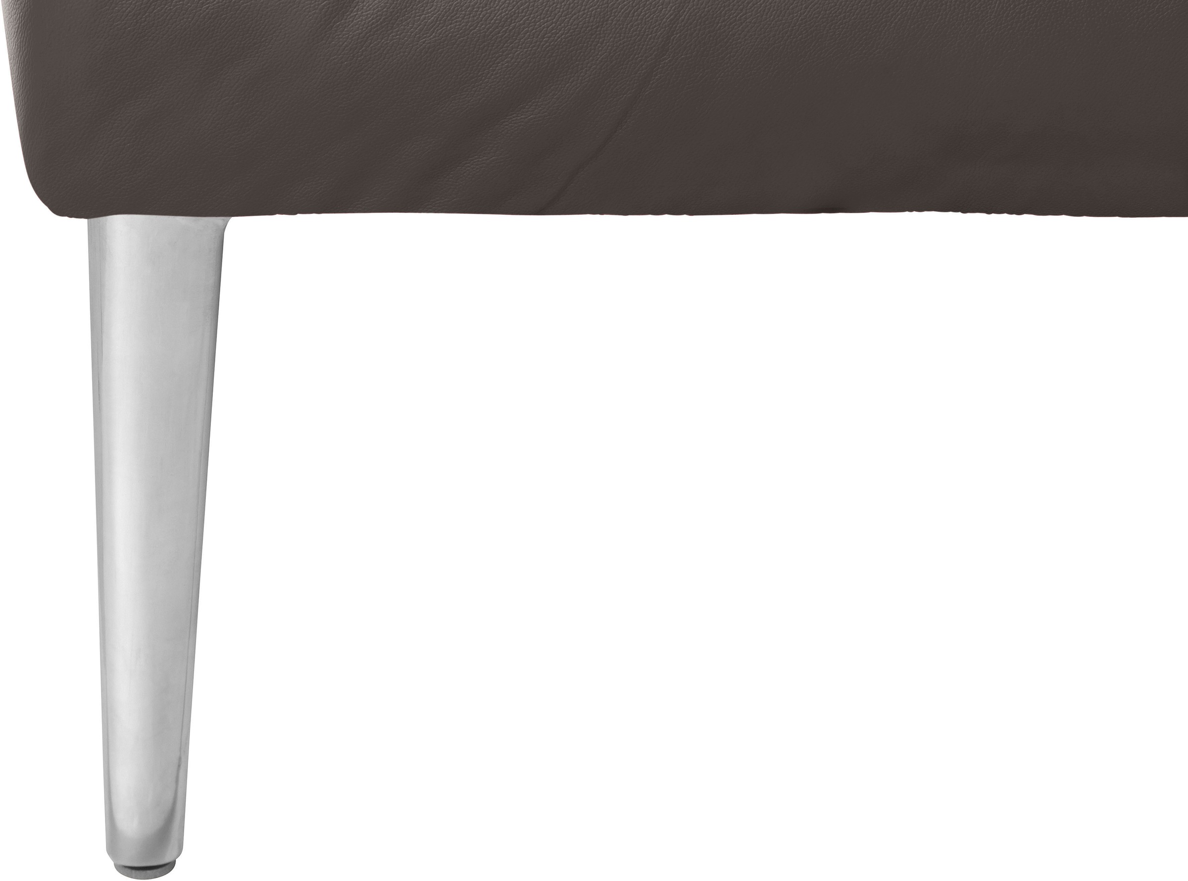 W.SCHILLIG Ecksofa »enjoy&MORE, Designsofa, bequem, zeitlos und elegant, L-Form«, mit Sitztiefenverstellung, Füße Chrom glänzend, Breite 340 cm