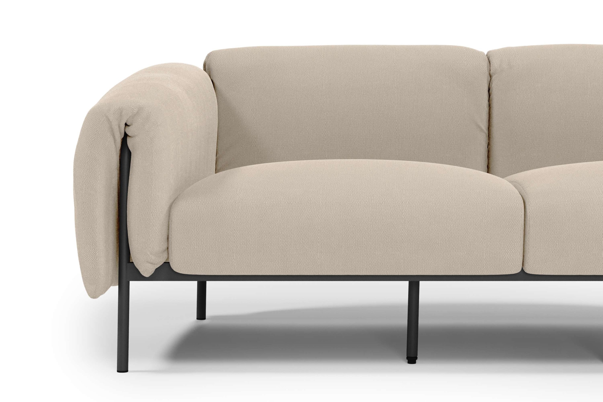 andas 2-Sitzer »Lumi«, Outdoor Gartensofa, wetterfeste Materialien, Breite 186 cm