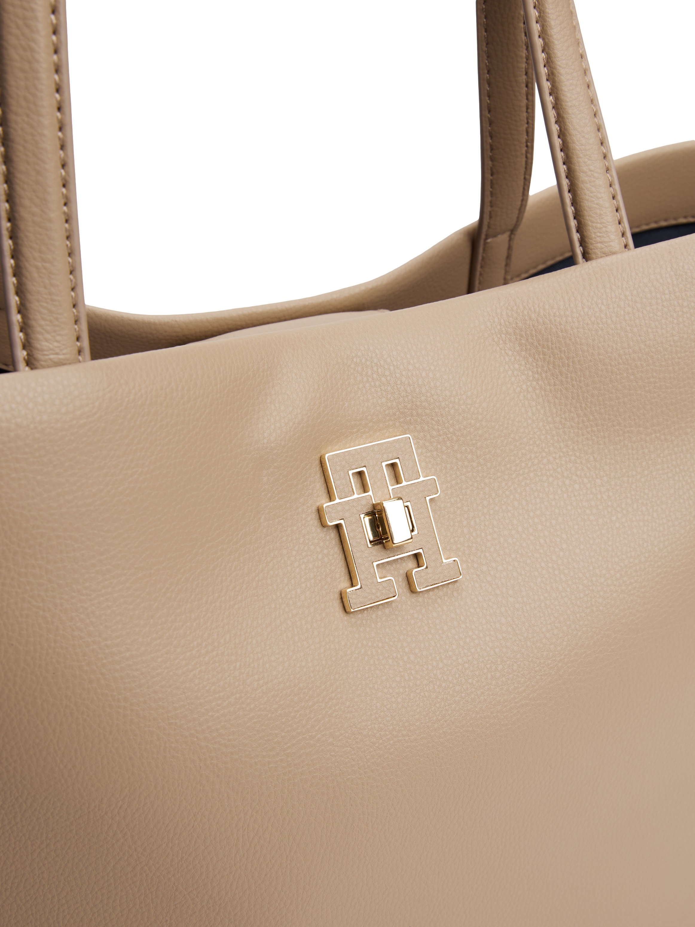 Tommy Hilfiger Tragetasche »TH MODERN TOTE«, Damen Schultertasche, Umhängetasche mit TH-Schmuckelement