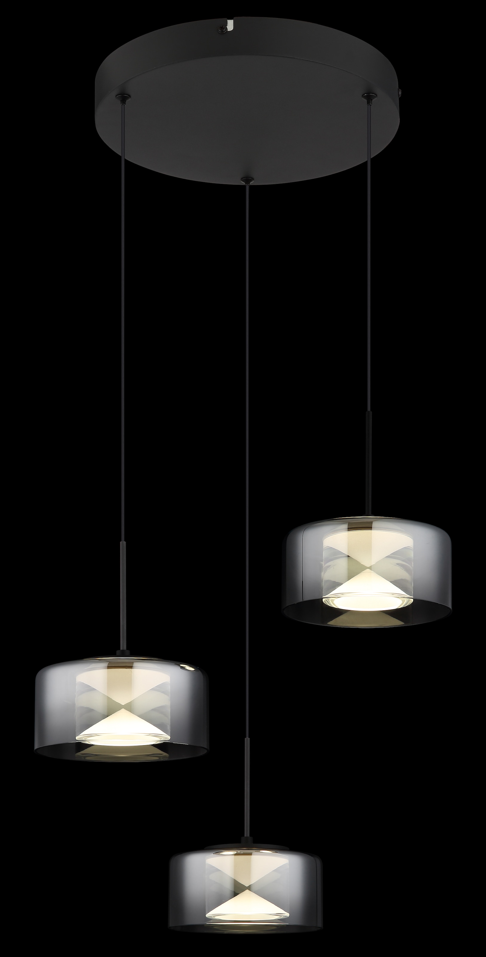 GLOBO LIGHTING LED Pendelleuchte »BELINDA«, Leuchtmittel LED-Modul | LED fest integriert, Hängelampe/Hängeleuchte/Wohnzimmer/Esstisch/elegant