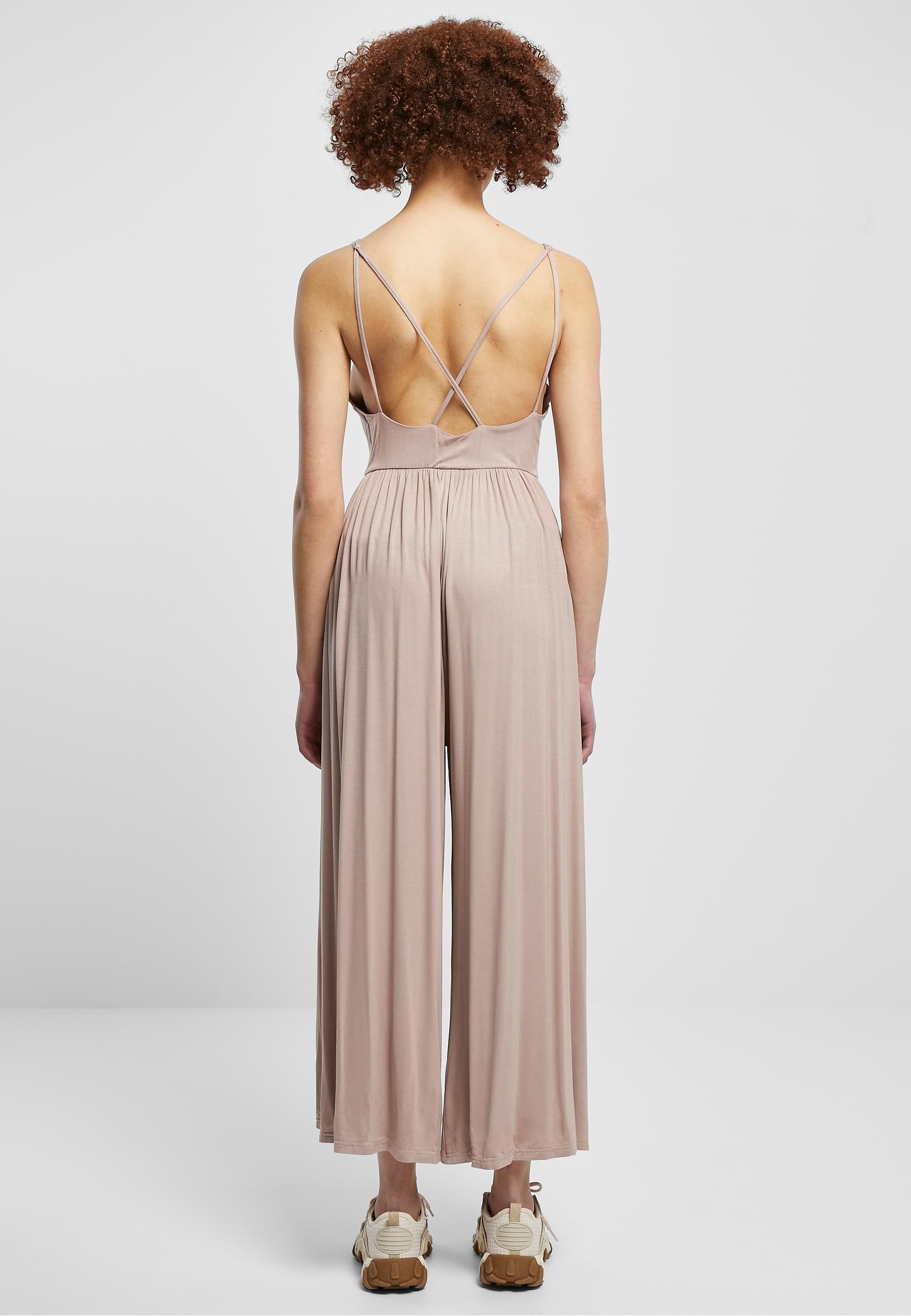 URBAN CLASSICS Jumpsuit »Urban Classics Damen Ladies Modal Spaghetti Jumpsuit« 1 Stk.