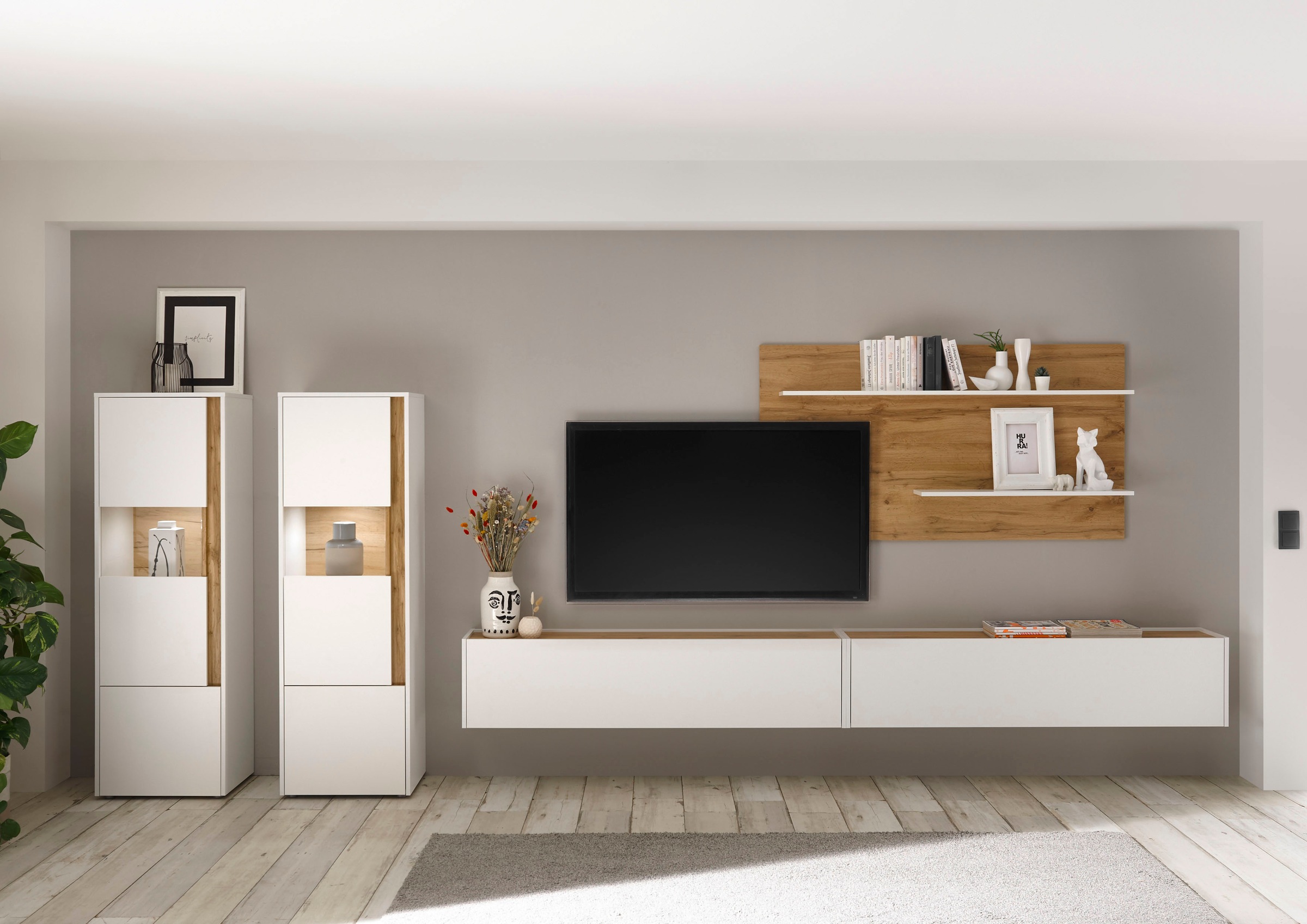 INOSIGN Wohnwand »City/Giron, moderne Anbauwand, Komplettset in vielen Farb günstig online kaufen