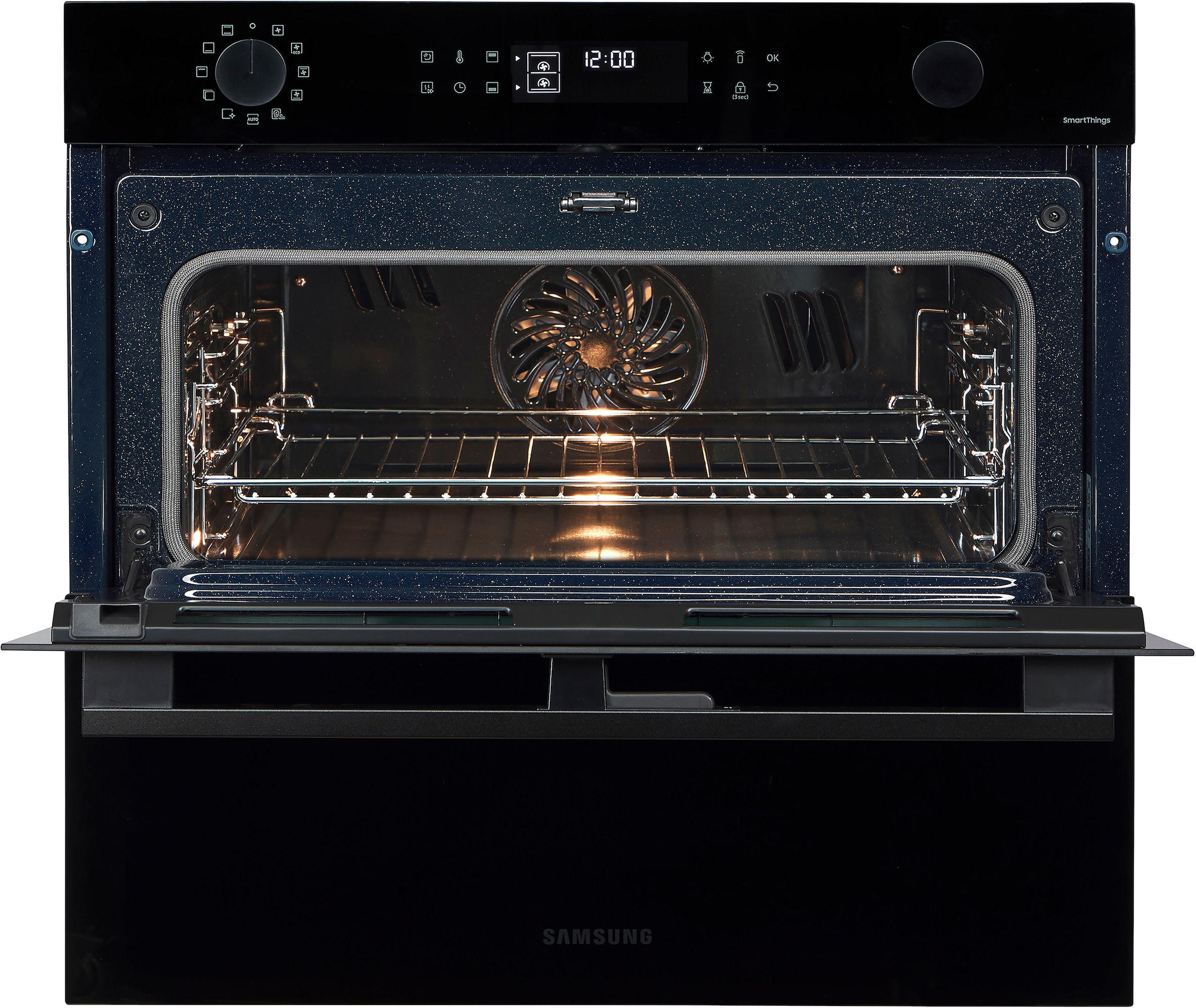 Samsung Einbaubackofen Serie 4 »NV7B45502AK/U1«, Pyrolyse-Selbstreinigung, Dual Cook Flex