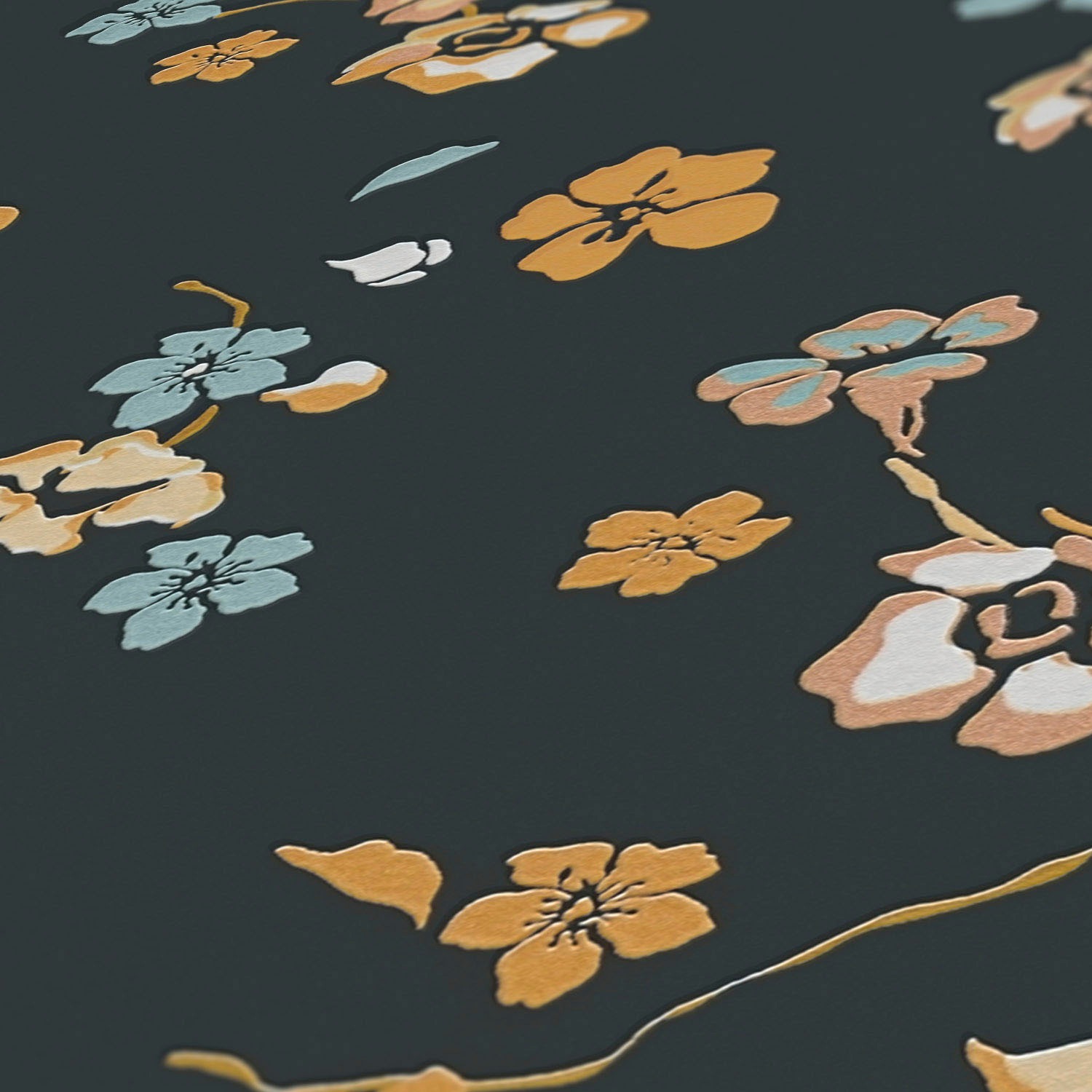 living walls Vliestapete »House of Turnowsky Designer Blumentapete«, matt, extravagant Kunst Floral verspielt