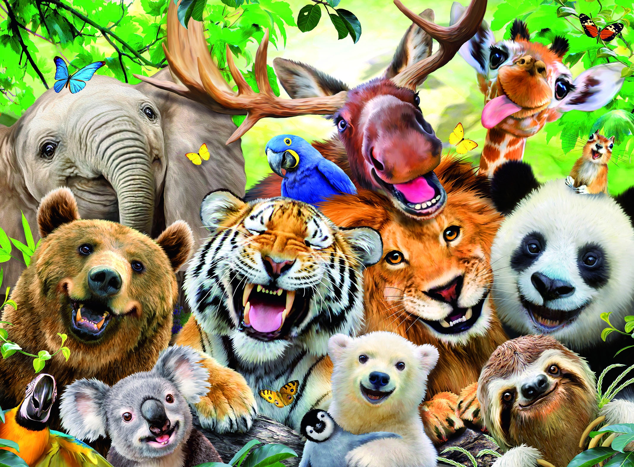 Ravensburger Puzzle »300 XXL, Bitte lächeln!«, Made in Germany