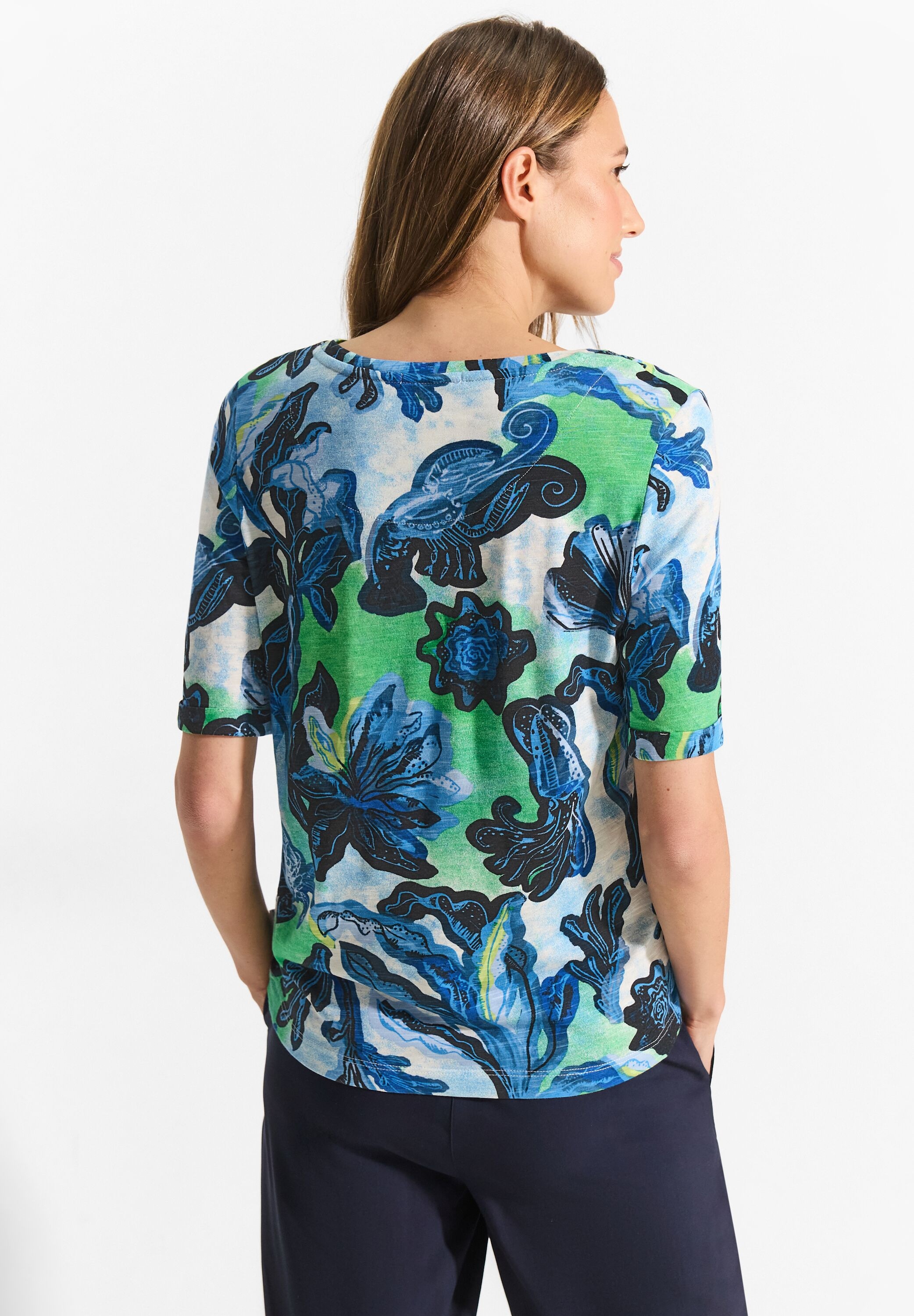 Cecil Tunikashirt, mit All-Over Print