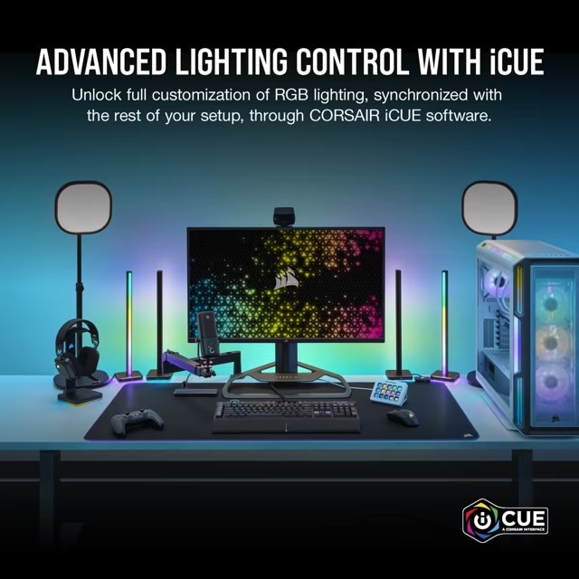 Corsair Gaming Mauspad »MM700 RGB Extended 3XL Gaming-Mauspad« DREI-Zonen-RGB-Beleuchtung