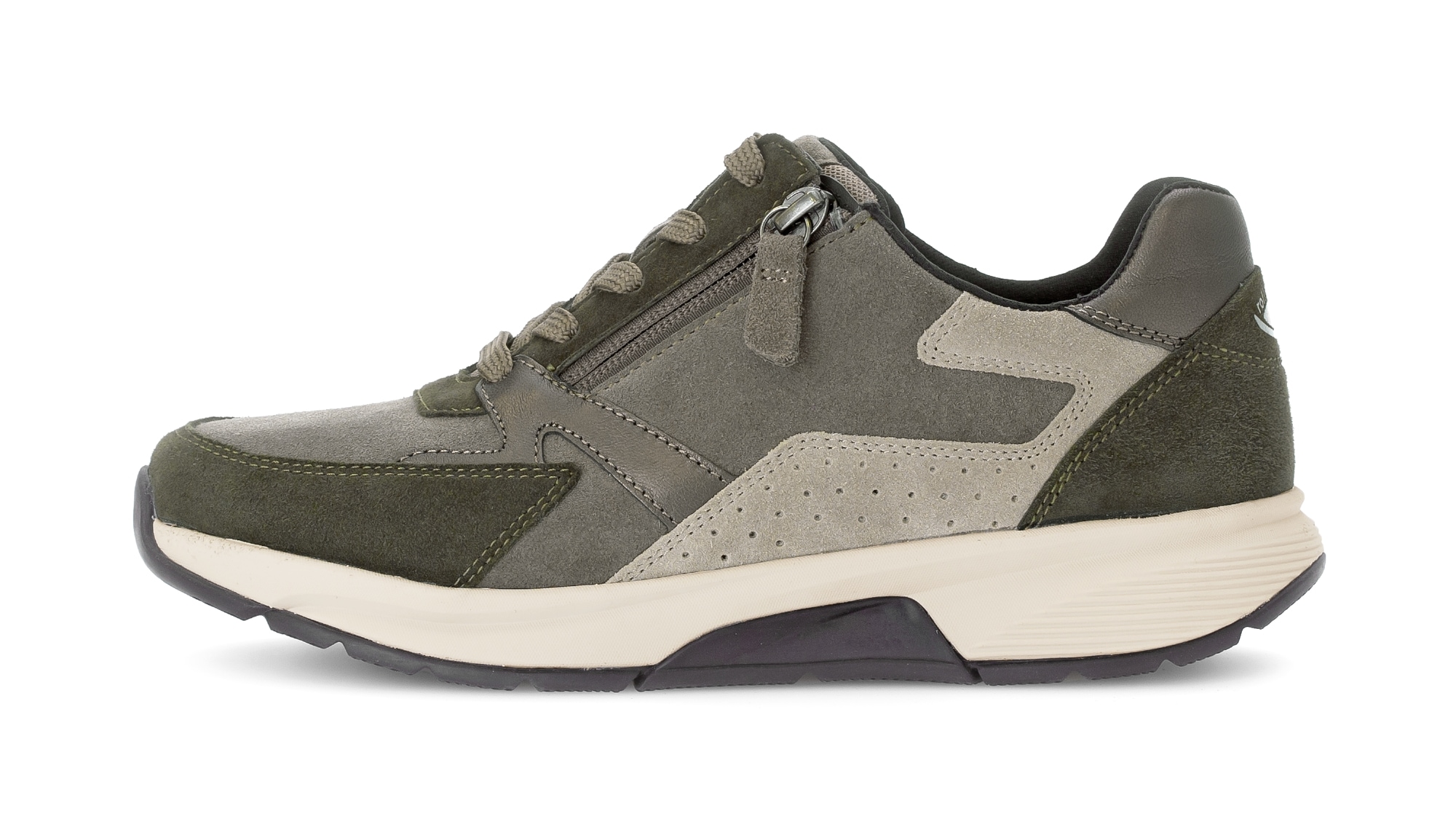rollingsoft Keilsneaker  , Schnürer, Halbschuh, Freizeitschuh mit zusätzlichem Reißverschluss