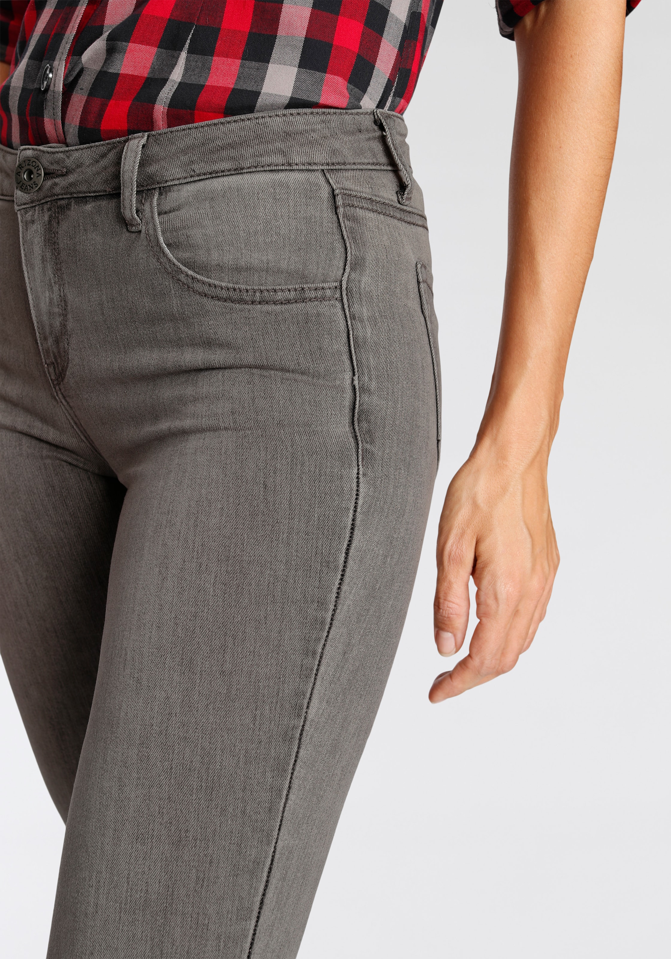 »Ultra-Stretch«, Arizona Bootcut-Jeans Mid-Waist online bestellen