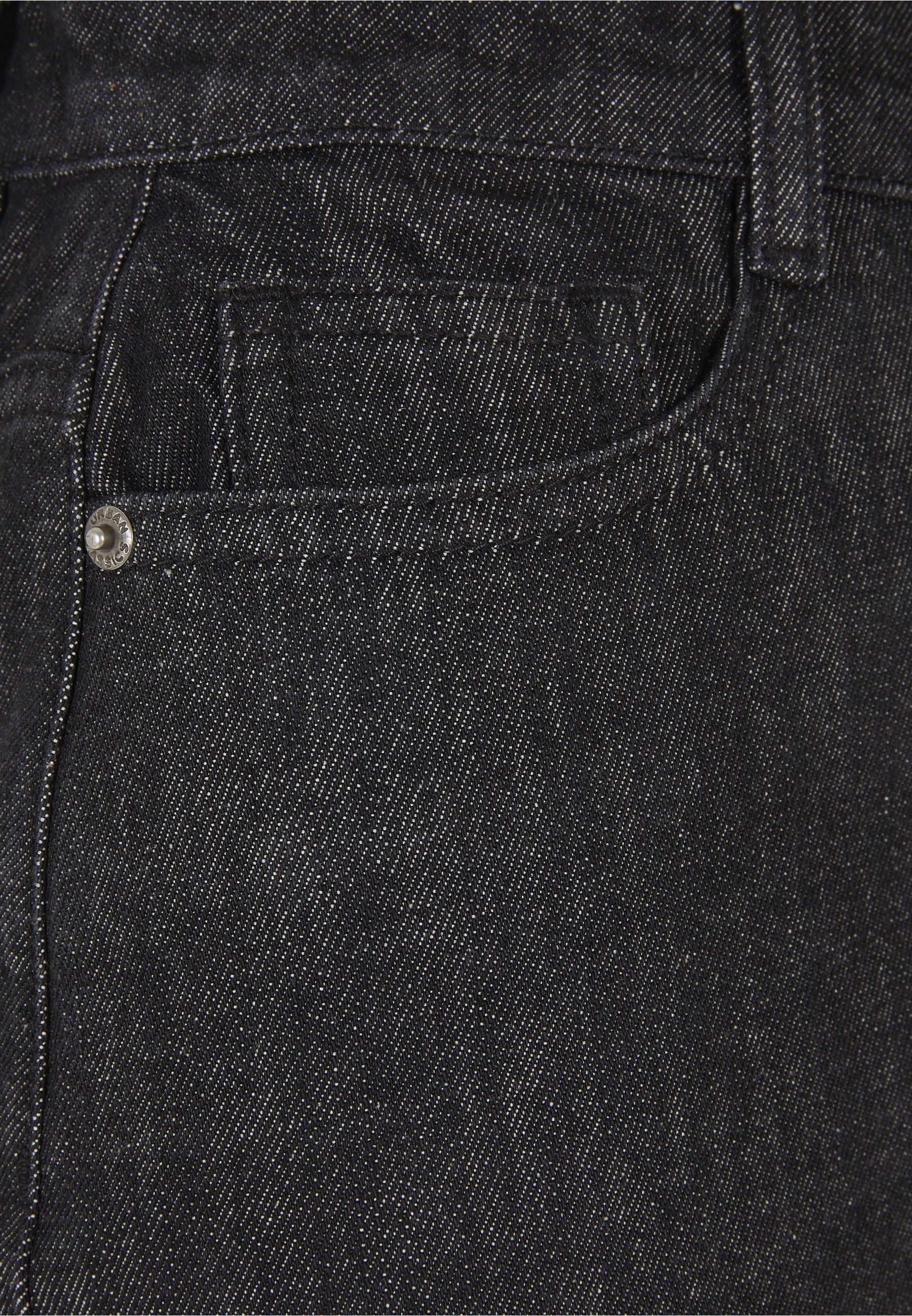 URBAN CLASSICS Jerseyrock »Urban Classics Damen Ladies Midi Denim Skirt« 1 Stk.