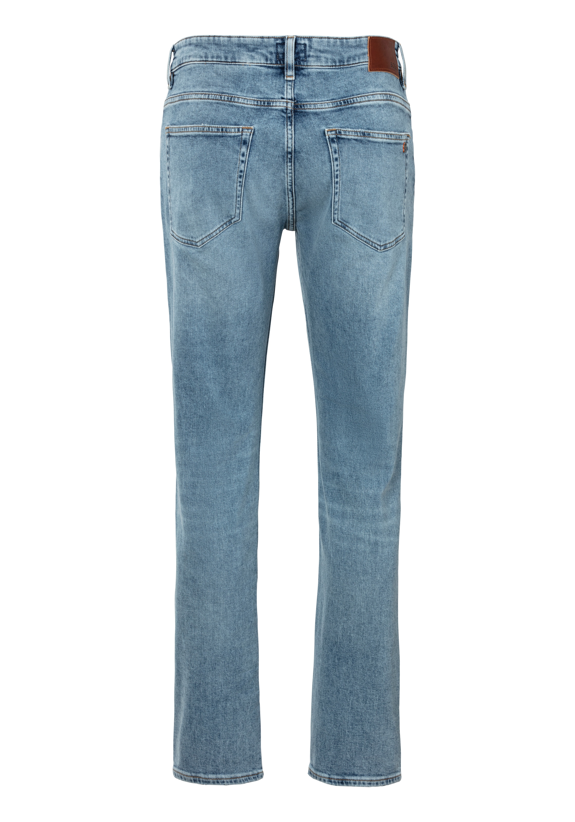 BOSS ORANGE Straight-Jeans »DELAWARE BO«, mit Leder-Badge
