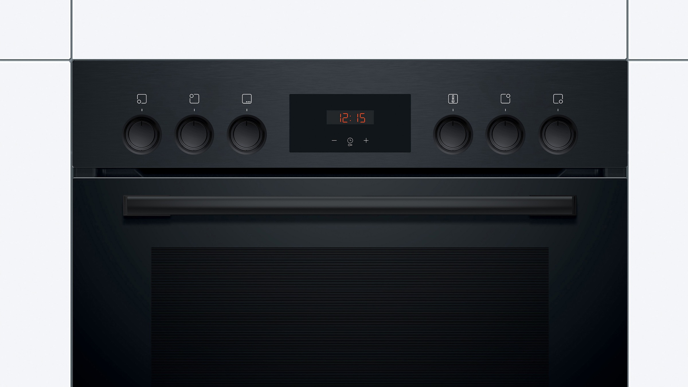 BOSCH Elektro-Herd-Set »HND211LB2«, mit Teleskopauszug nachrüstbar, 3D-Heißluft: Gleichmäßige Hitze für perfekte Ergebnisse