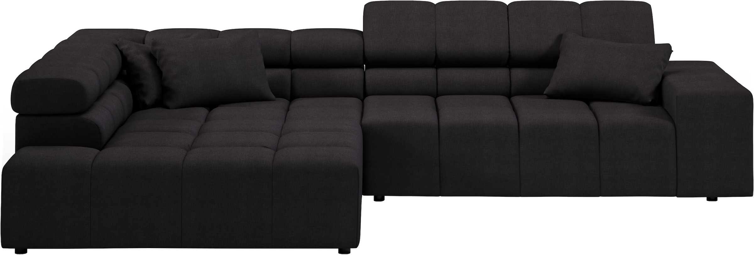 INOSIGN Ecksofa »Ancona incl. Kopfteilverstellung, OTTOs Choice, Breite 319cm, L-Form«, wahlweise motorische Sitztiefenverstellung, auch in Cord + Easy Care