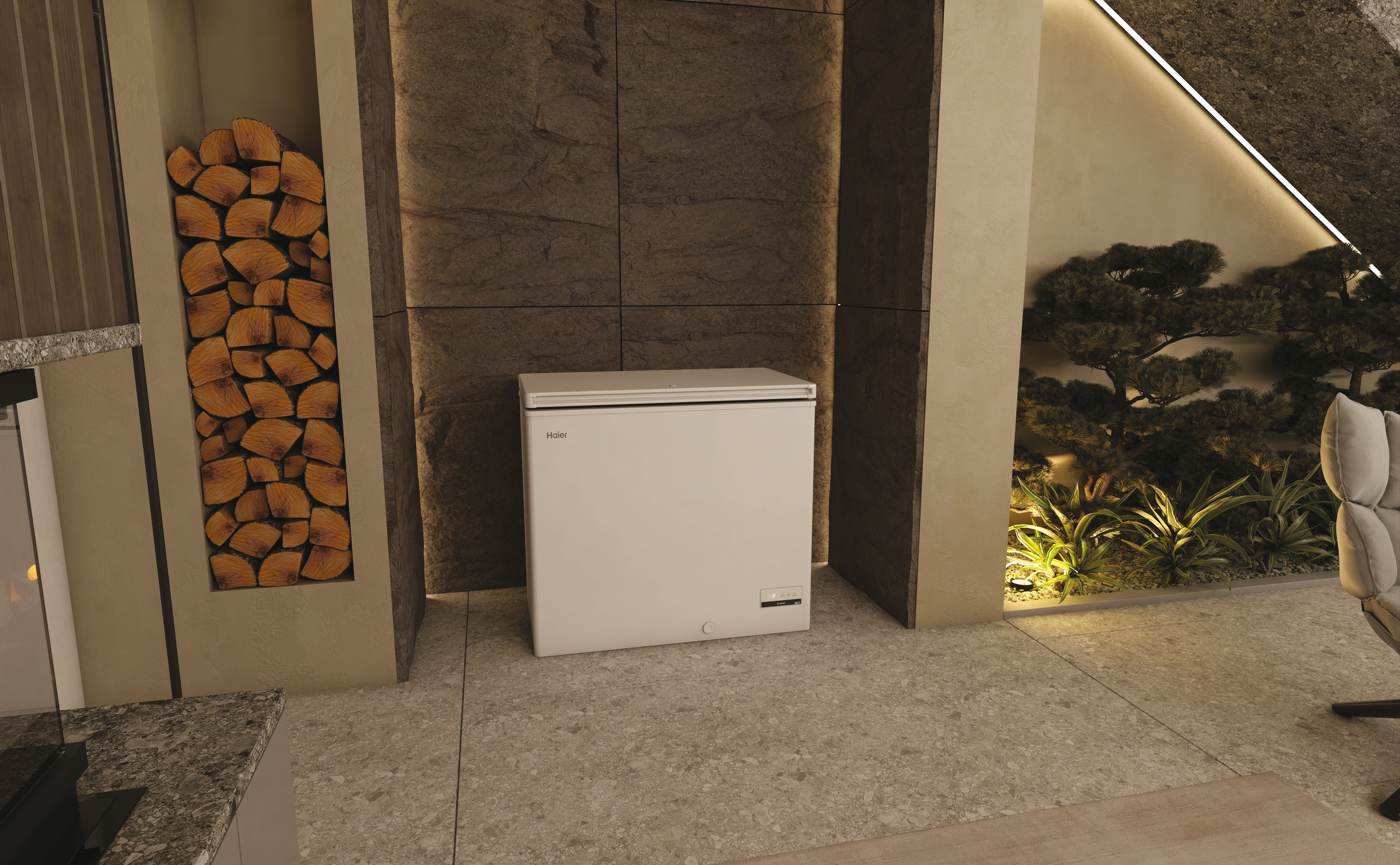 Haier Gefriertruhe »HCE200C«, 84,5 cm hoch, 91,5 cm breit, Kompakte Größe: Flexibel einsetzbar