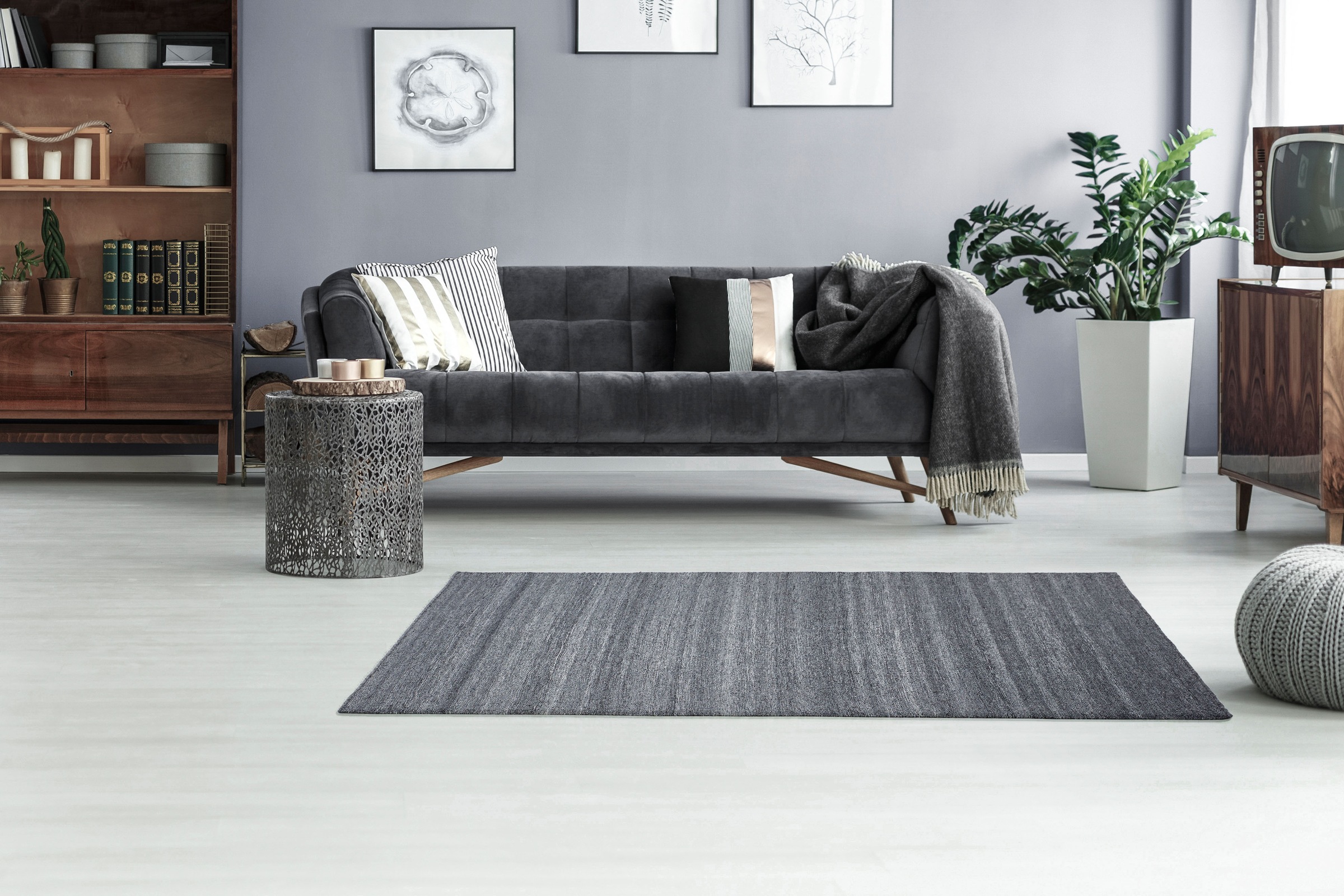 LUXOR living Teppich »Bodo«, rechteckig, 15 mm Höhe, meliert, In- und Outdoor geeignet, Wohnzimmer