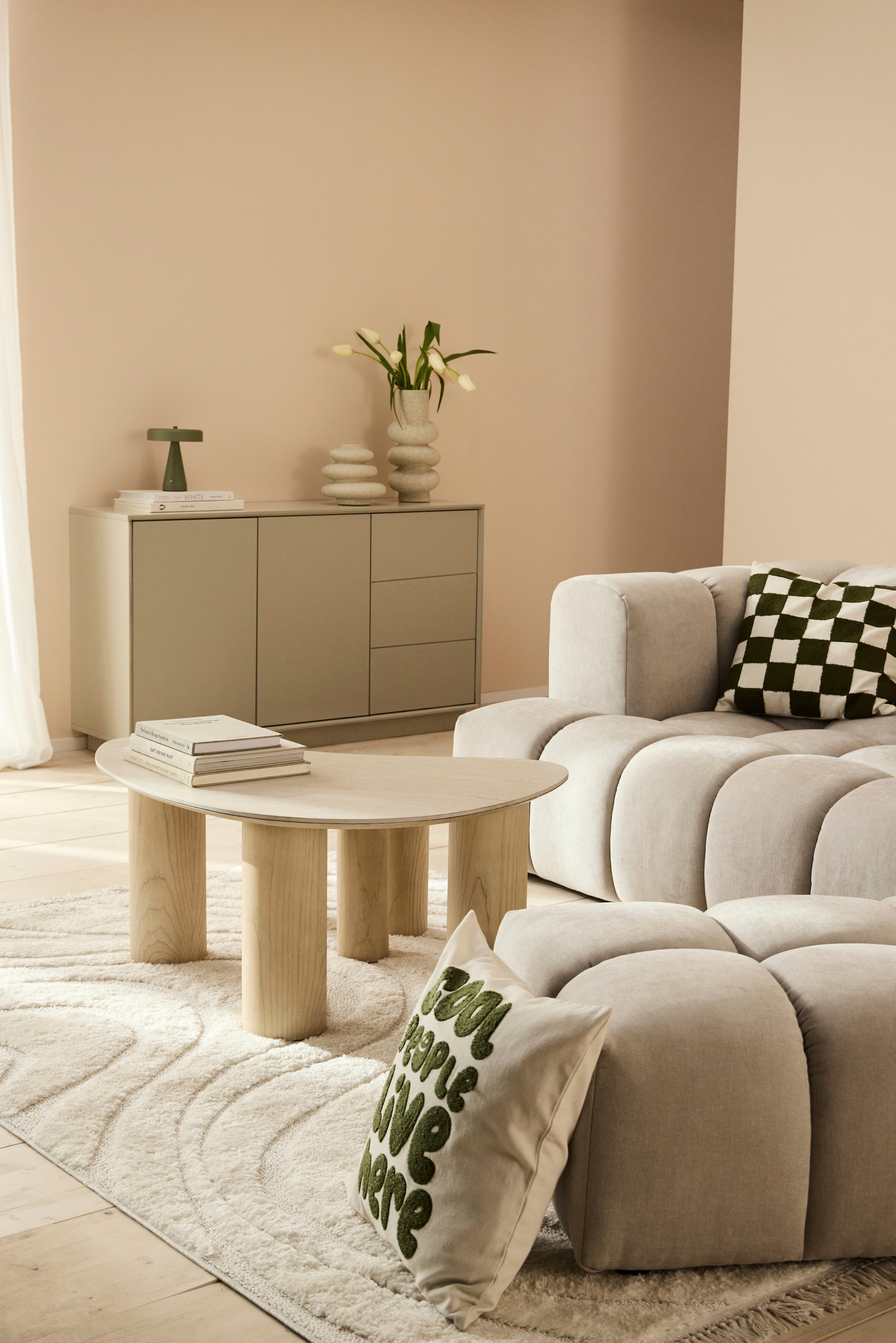homsy by Ana Johnson Dekokissen »Ploufy« 100 % Baumwolle, edle 3D Stickerei, Kissenhülle ohne Füllung, 1er Pack