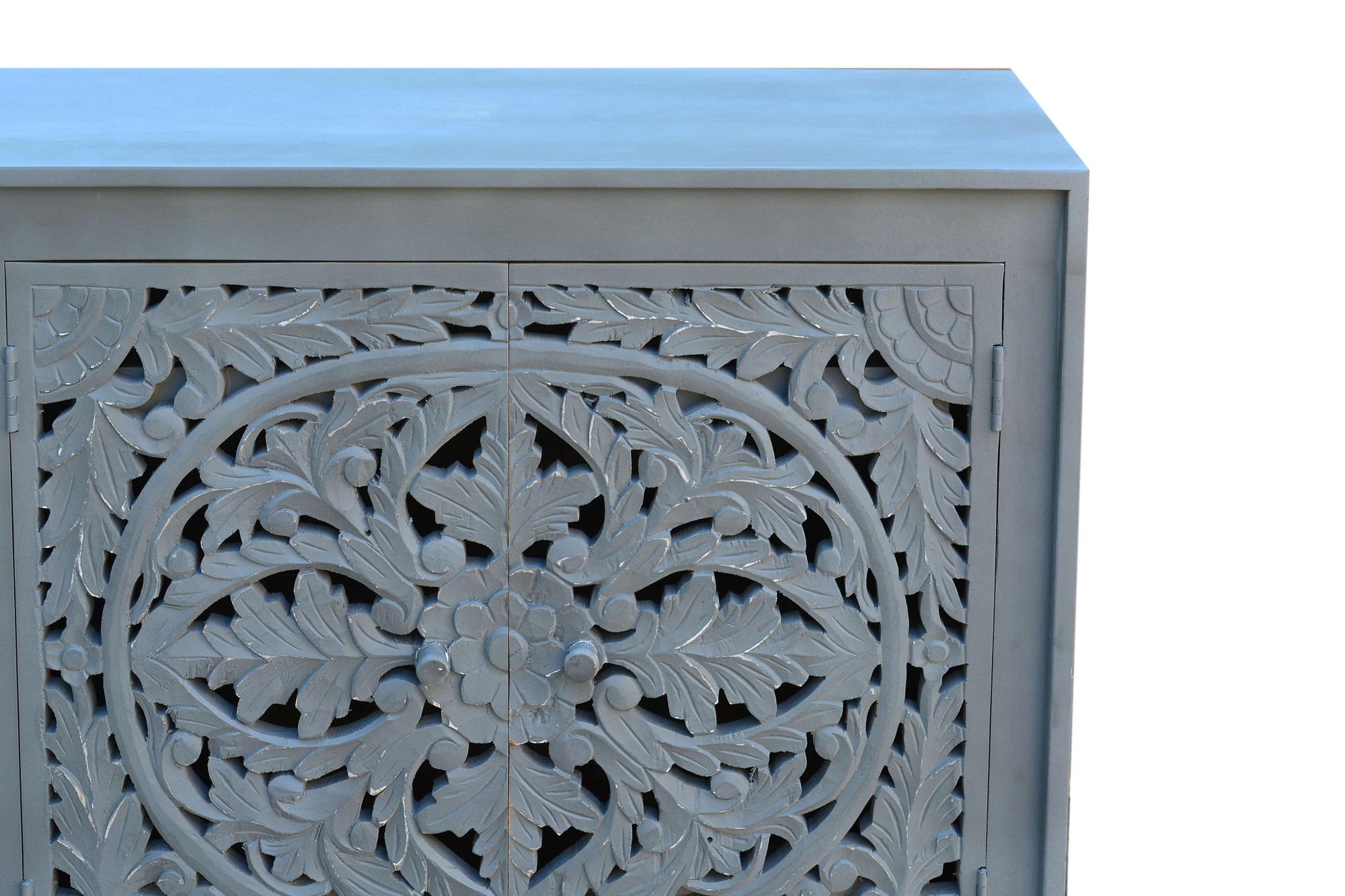 Home affaire Sideboard »Kenmare«, Kommode aus Mangoholz, dekorative Schnitzereien, Breite 170 cm