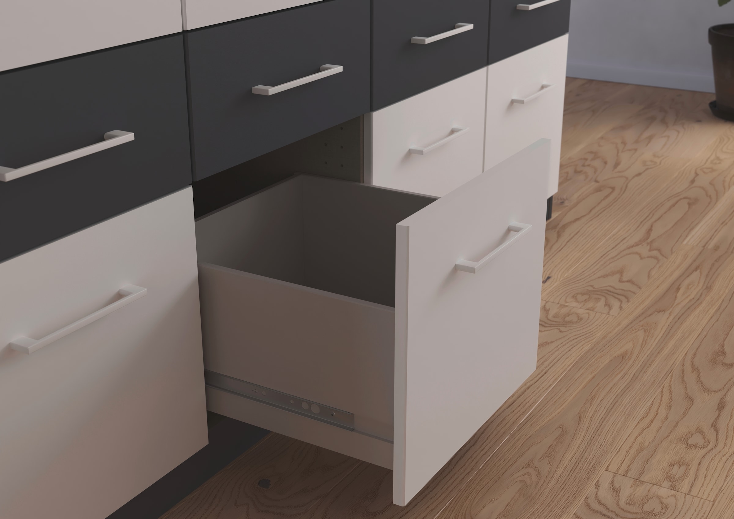 rauch Kleiderschrank »Kleiderschrank Schrank Garderobe Wäscheschrank DUNDEE«, (mit 3 Griff-Varianten), Schubladen in zwei Höhen, optional mit Spiegel MADE IN GERMANY