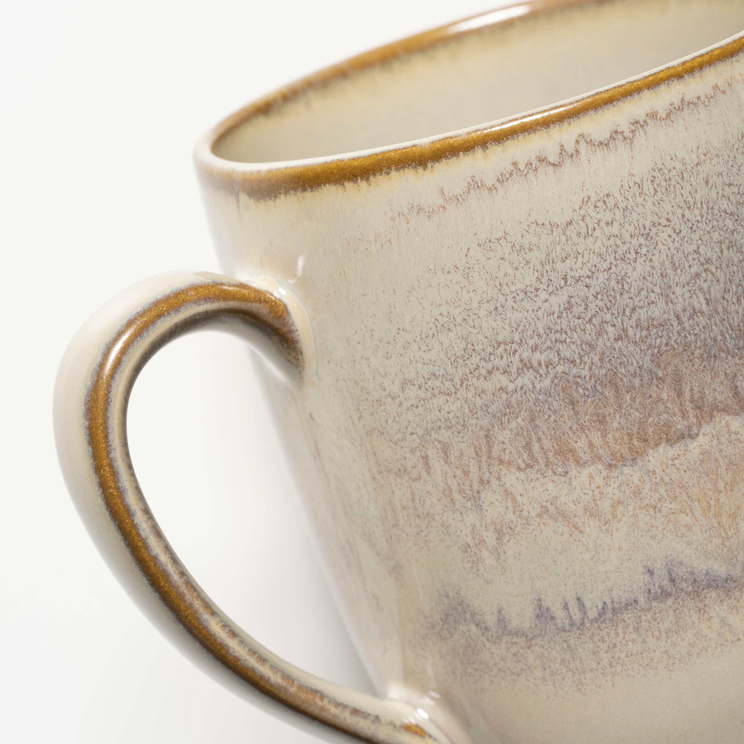 gipfelstück Becher »Nebelwald«, (Set, 4 tlg.), Scandi-Style, Reaktivglasur, jedes Stück ein Unikat, 4-teilig