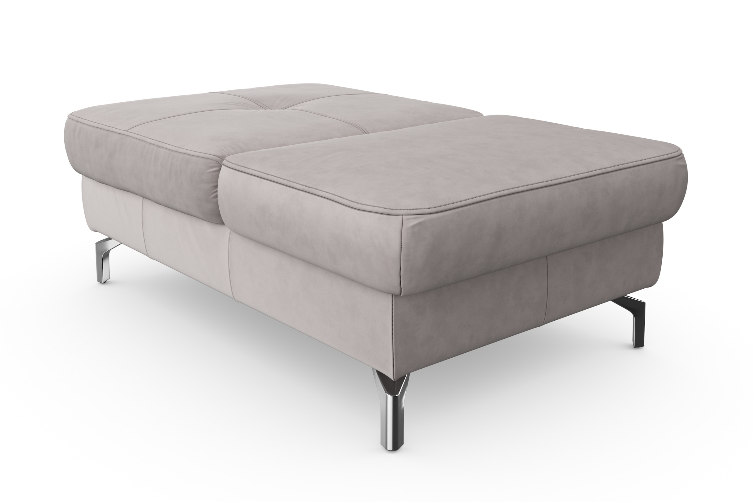 sit&more Hocker »Bendigo«, mit Klappfunktion, Bodenfreiheit 12 cm, wahlweise in 2 Fußfarben