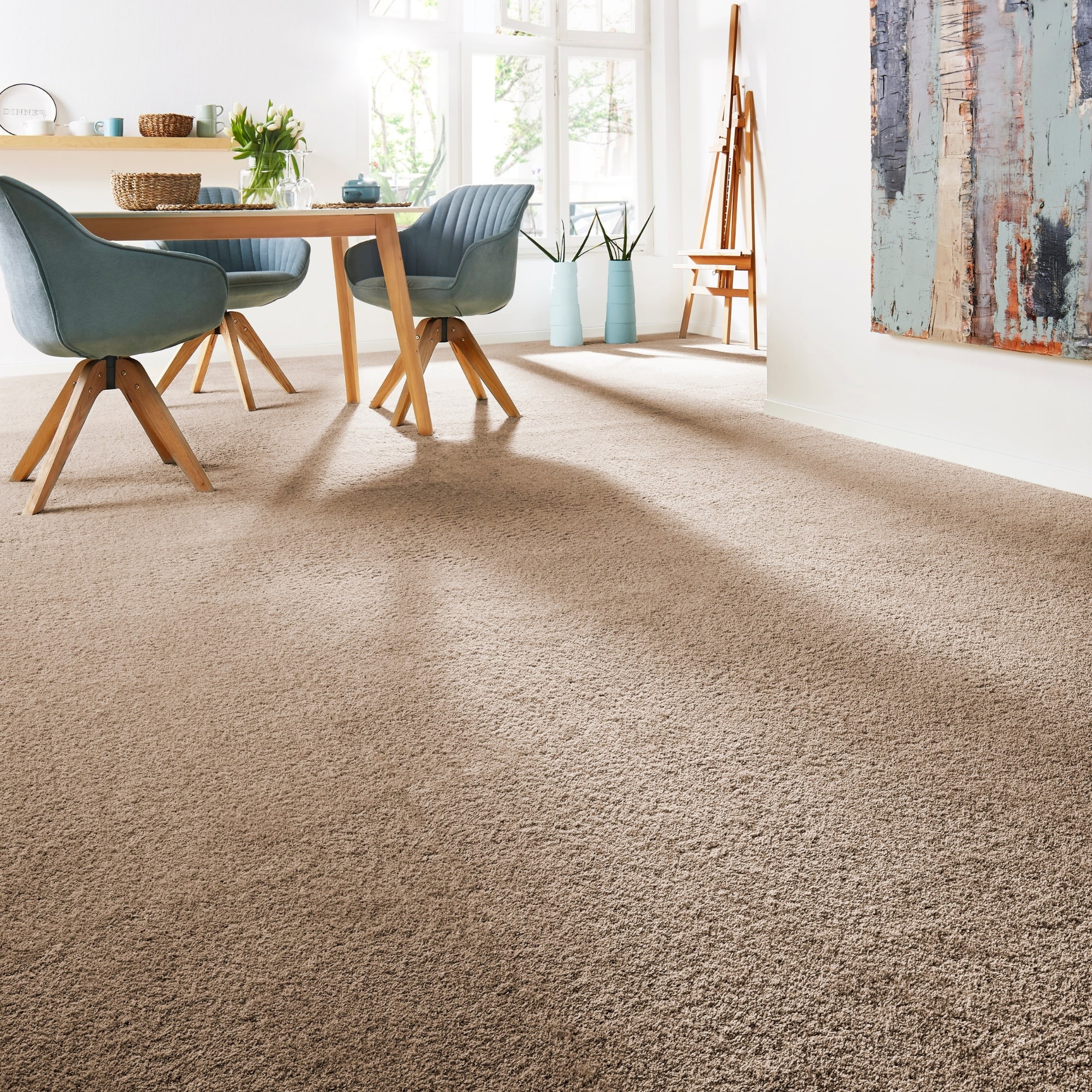 Andiamo Teppichboden »Softness, Velours, Made in Belgium«, rechteckig, 17 m günstig online kaufen