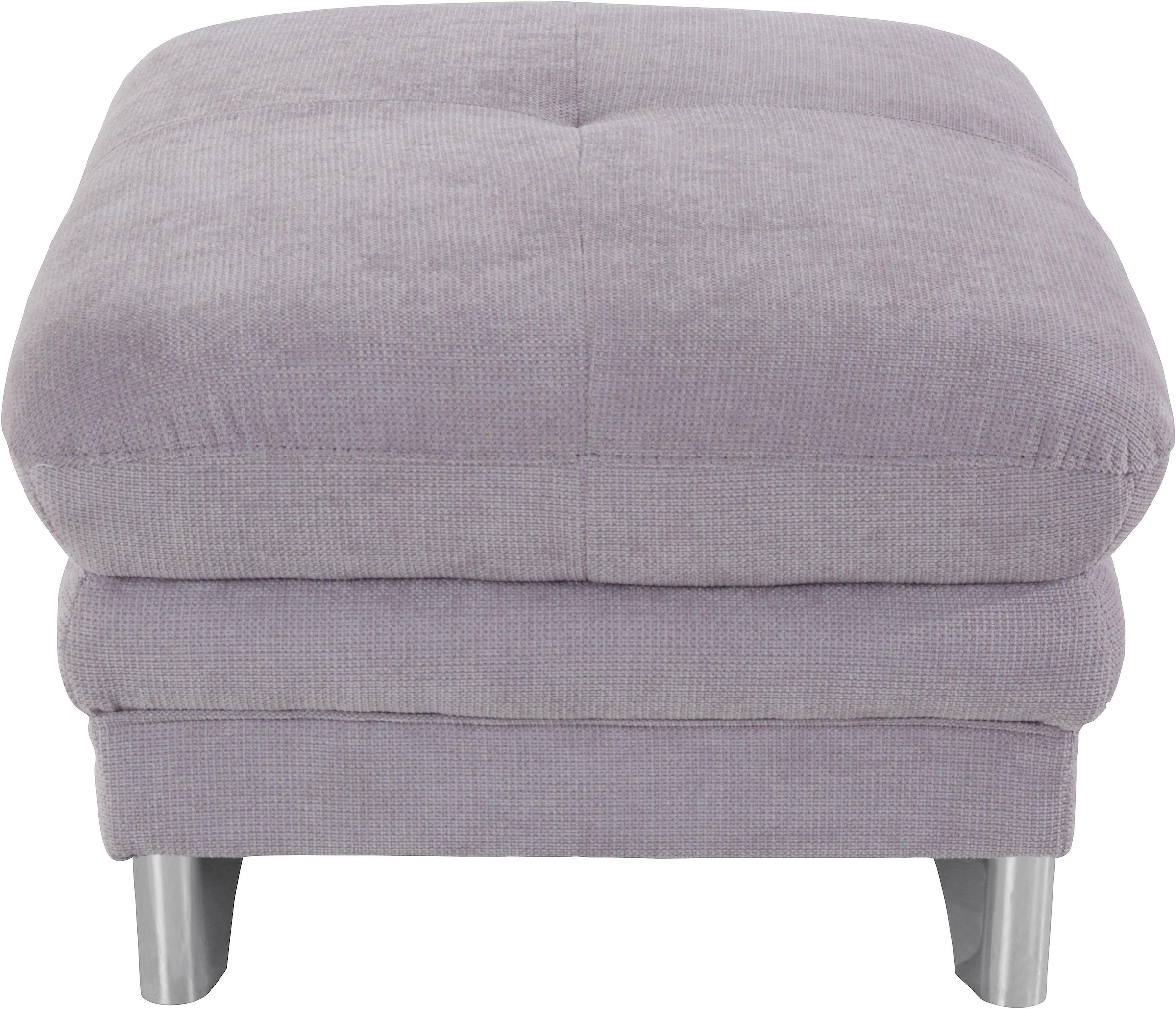 COTTA Polstergarnitur »Enterprise«, (Set), Set bestehend aus: 2-Sitzer mit Kopfteilverstellung & Hocker