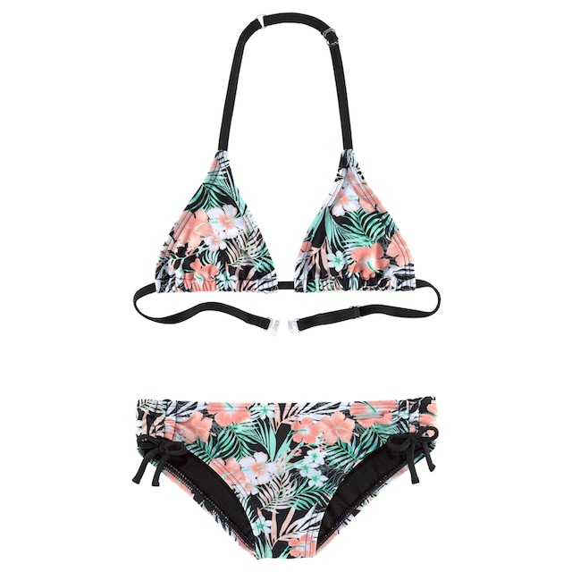 Chiemsee Triangel-Bikini, mit floralem Design