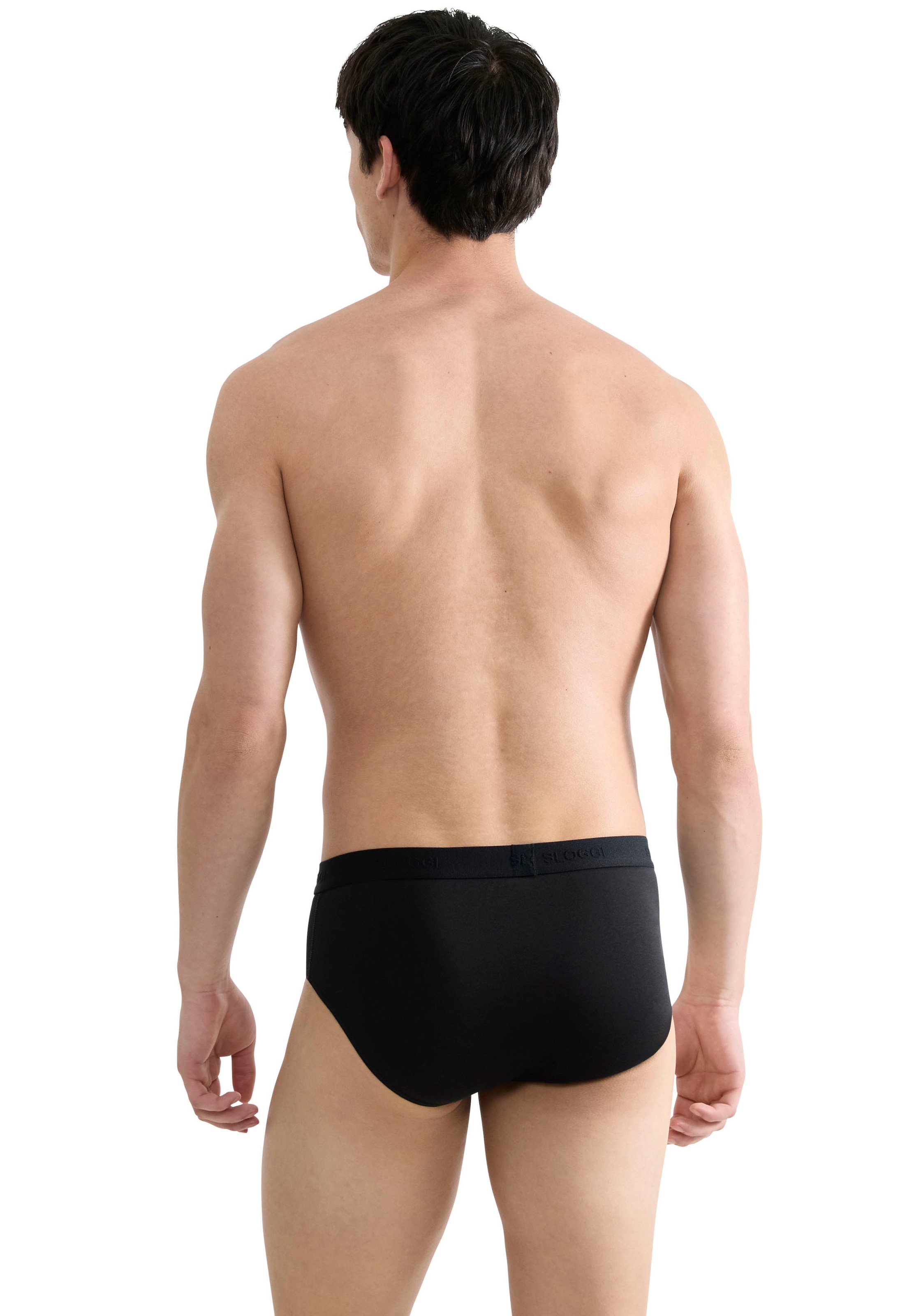 sloggi Midislip »Men 24/7« 2er Pack,  weich, atmungsaktiv, ohne Eingriff, Softbund, Baumwollmix