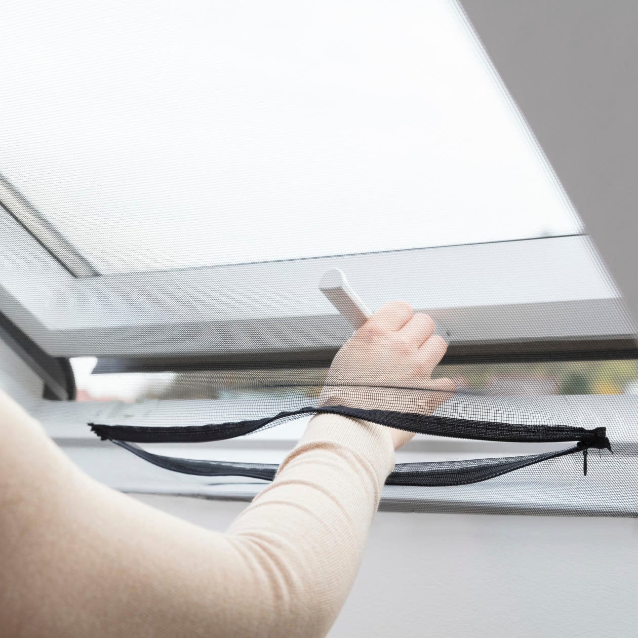 K-HOME Fliegengitter-Gewebe »Insektenschutz«, für Fenster und Dachfenster, mit Sonnenschutz, BxH: 150 x 180 cm